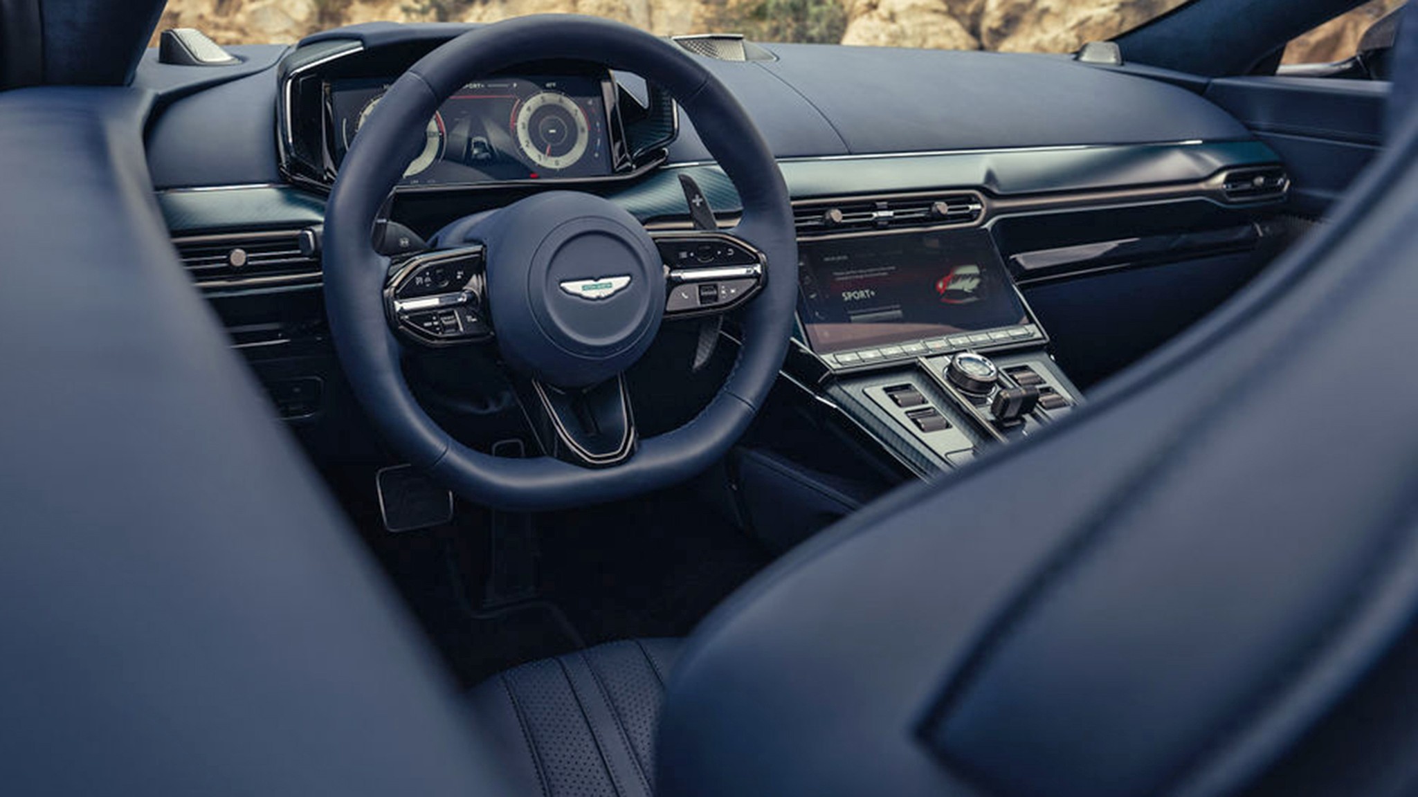 043 2026 Aston Martin Vantage Roadster Satin Iridescent Sapphire