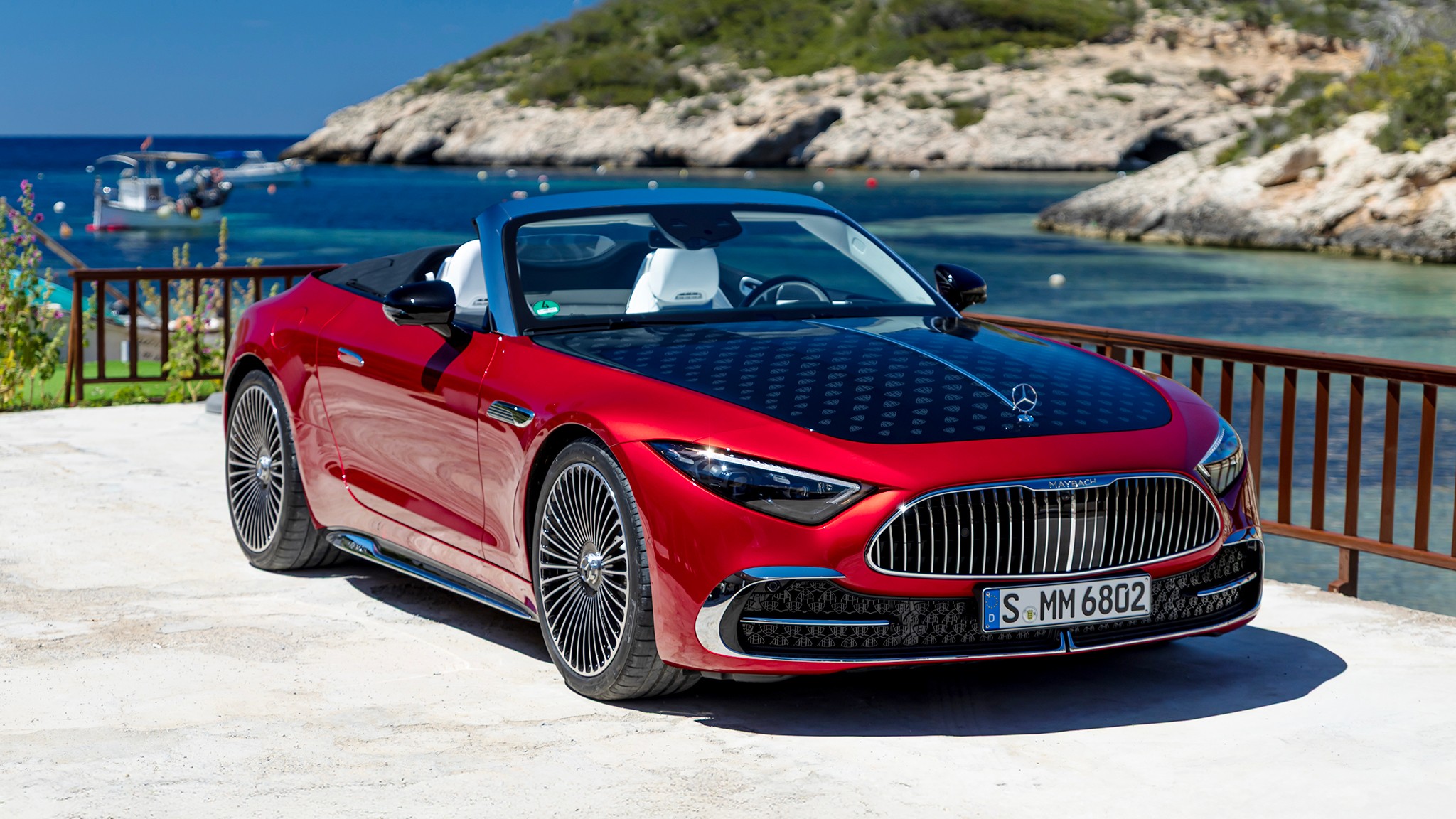 12 2026 Mercedes Maybach SL680 Red First Drive