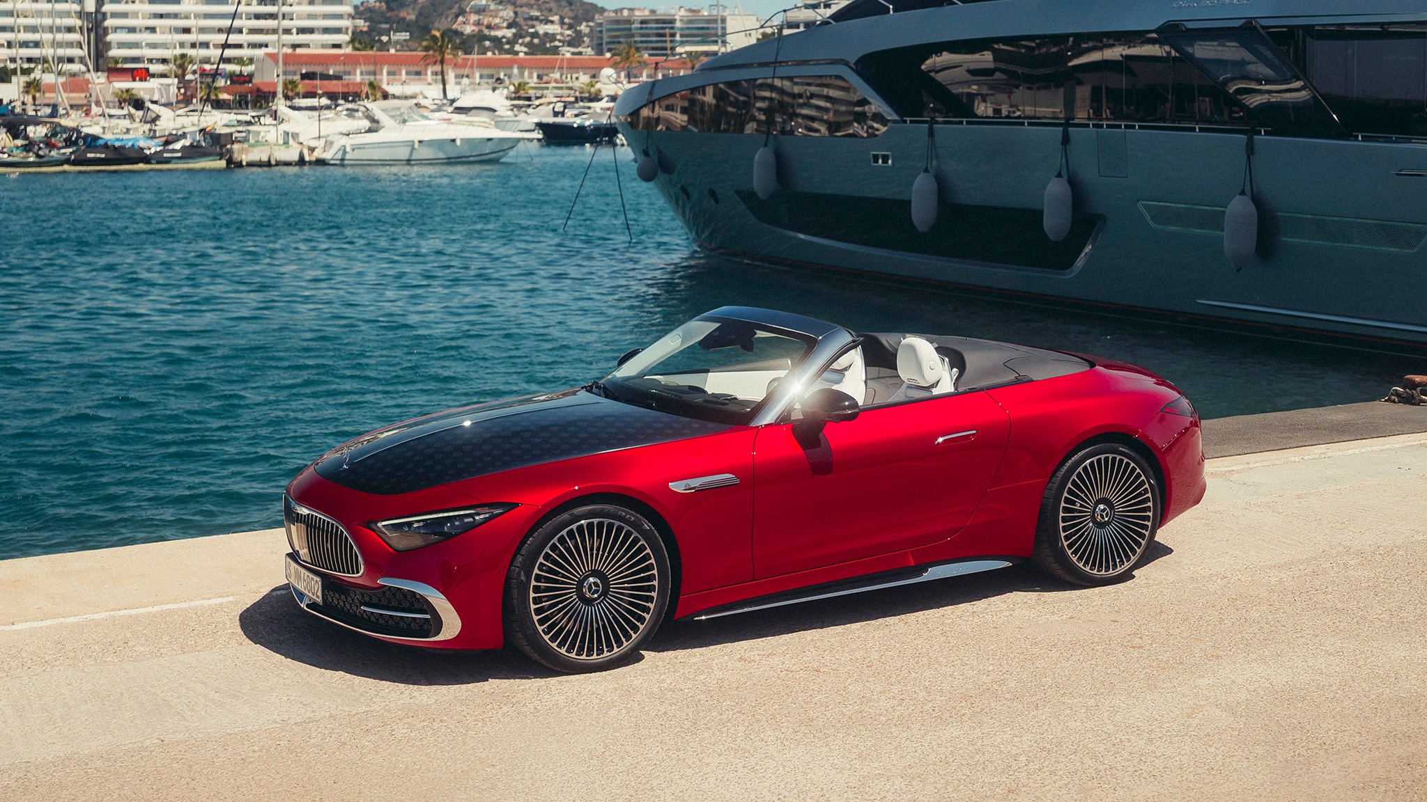 1 2026 Mercedes Maybach SL680 Red First Drive