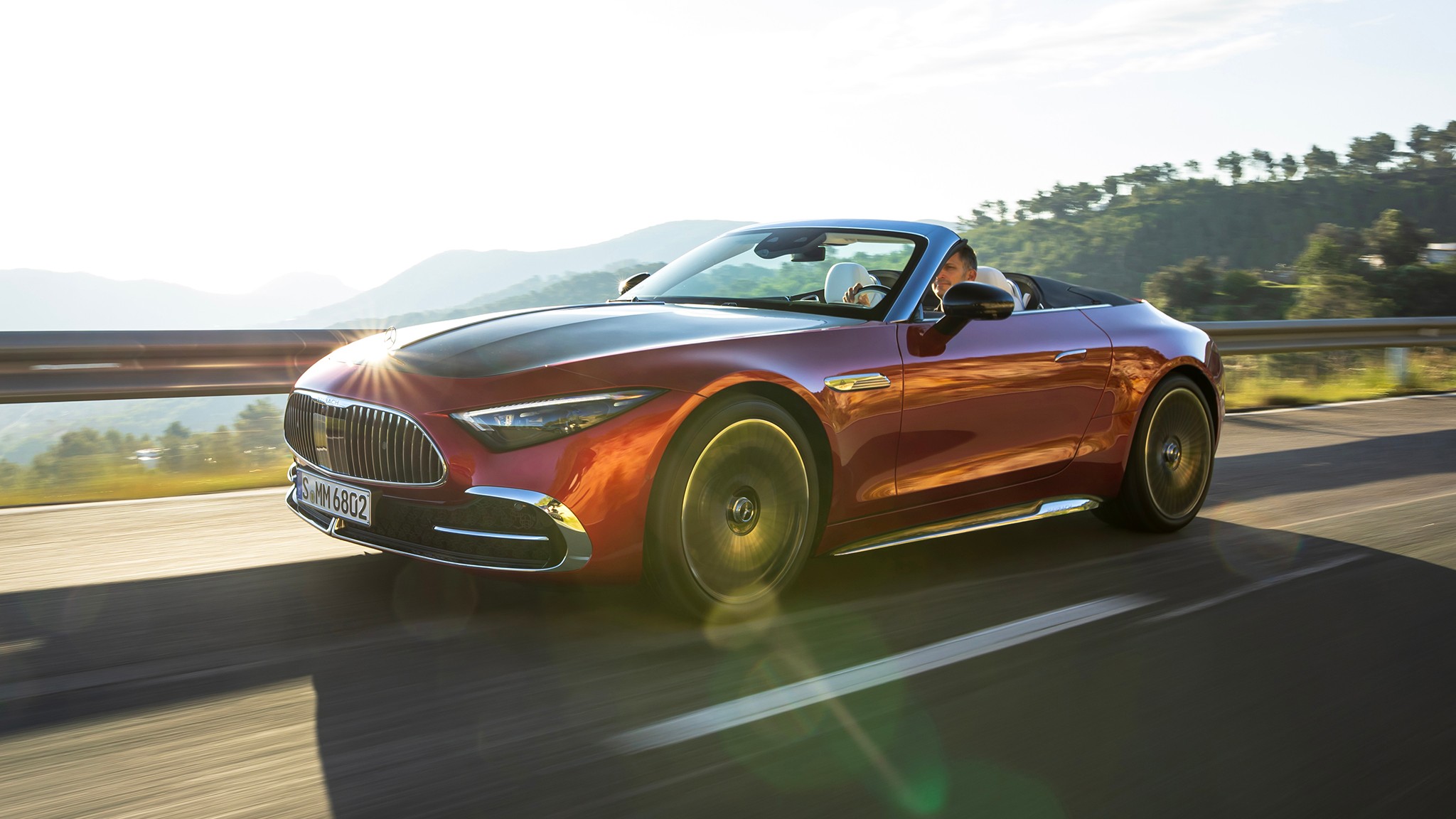 2 2026 Mercedes Maybach SL680 Red First Drive