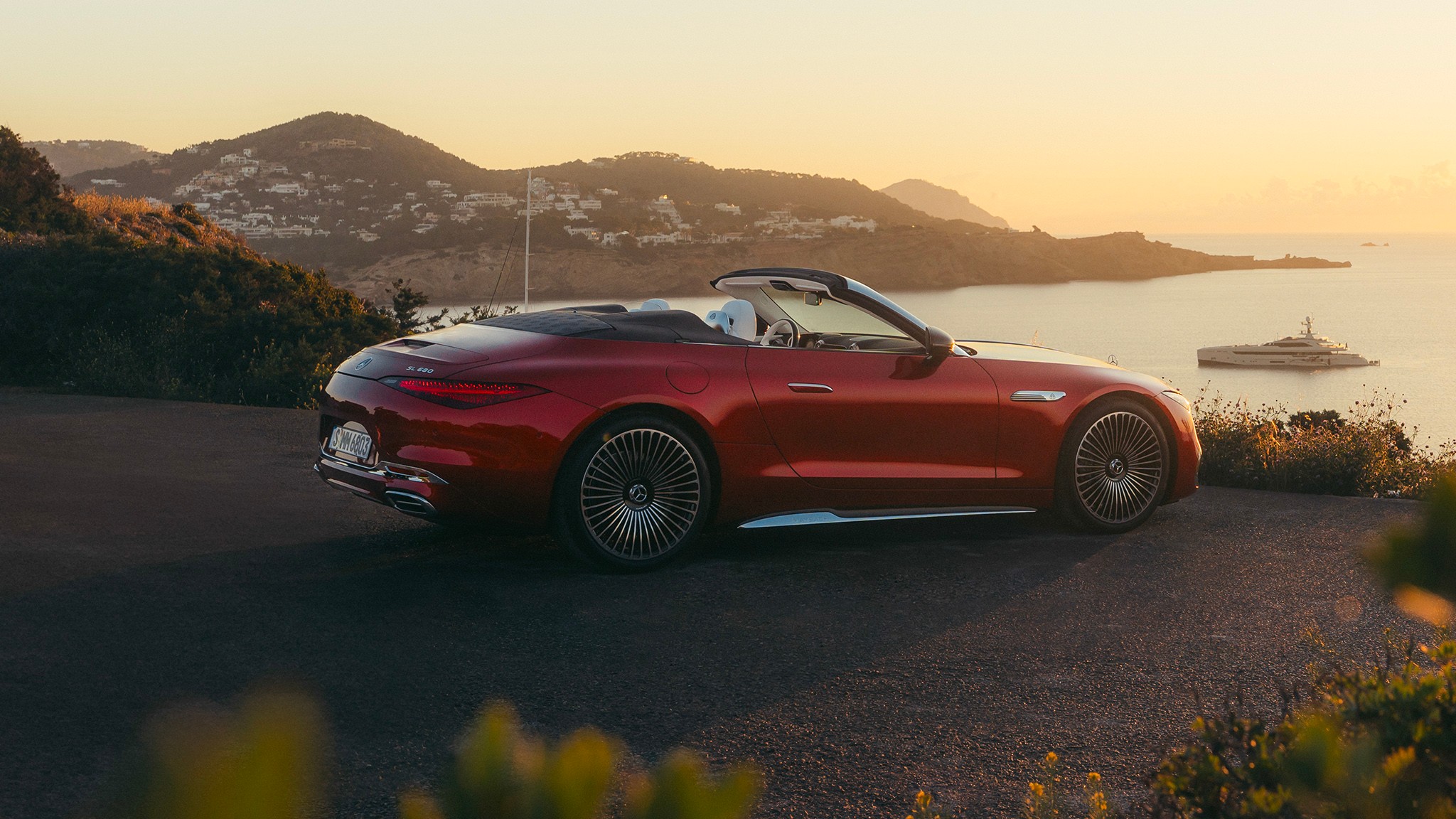 3 2026 Mercedes Maybach SL680 Red First Drive