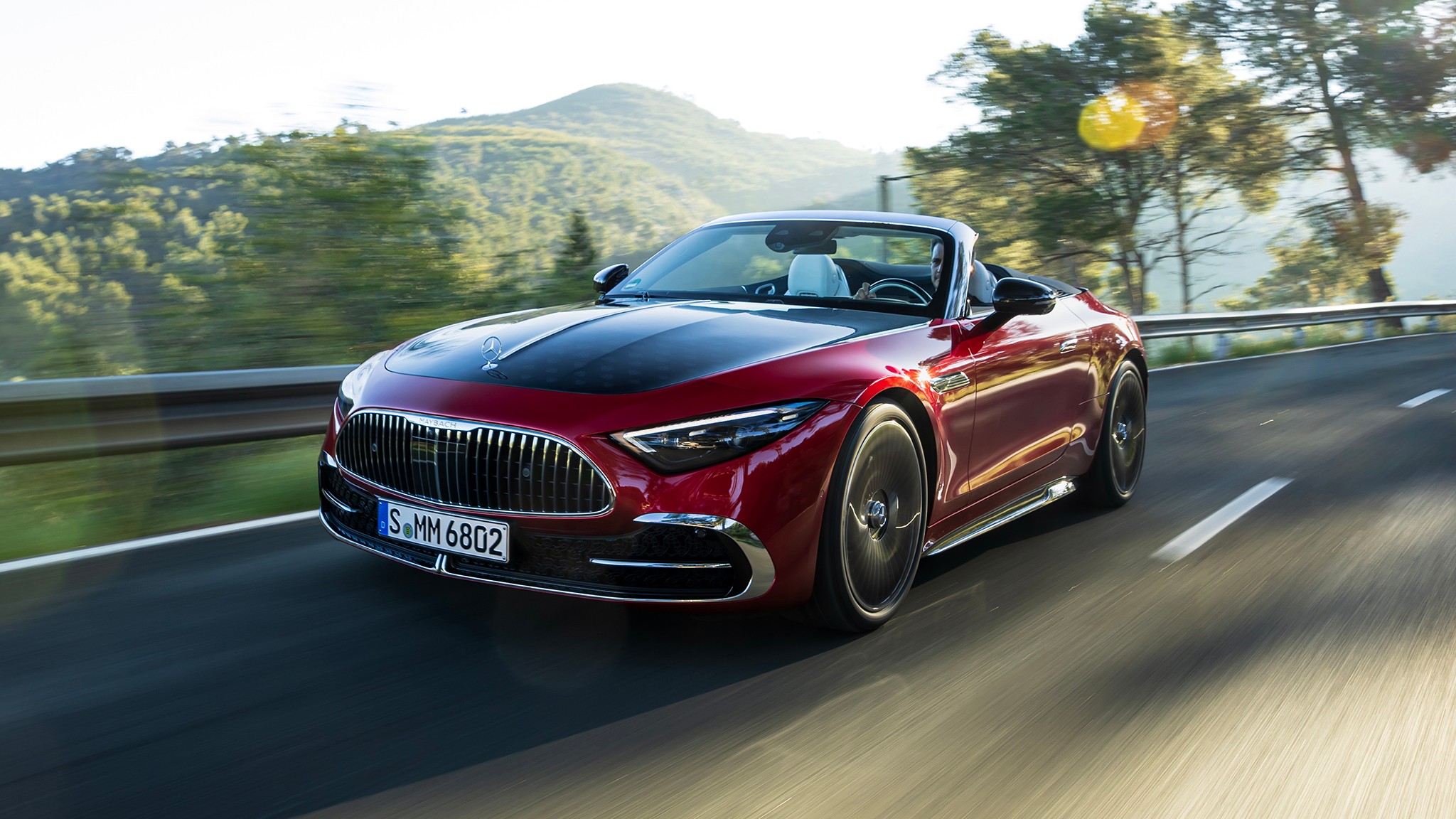 13 2026 Mercedes Maybach SL680 Red First Drive