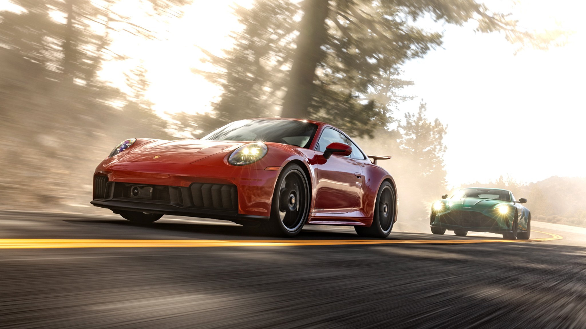 022 2025 Aston Martin Vantage Porsche 911