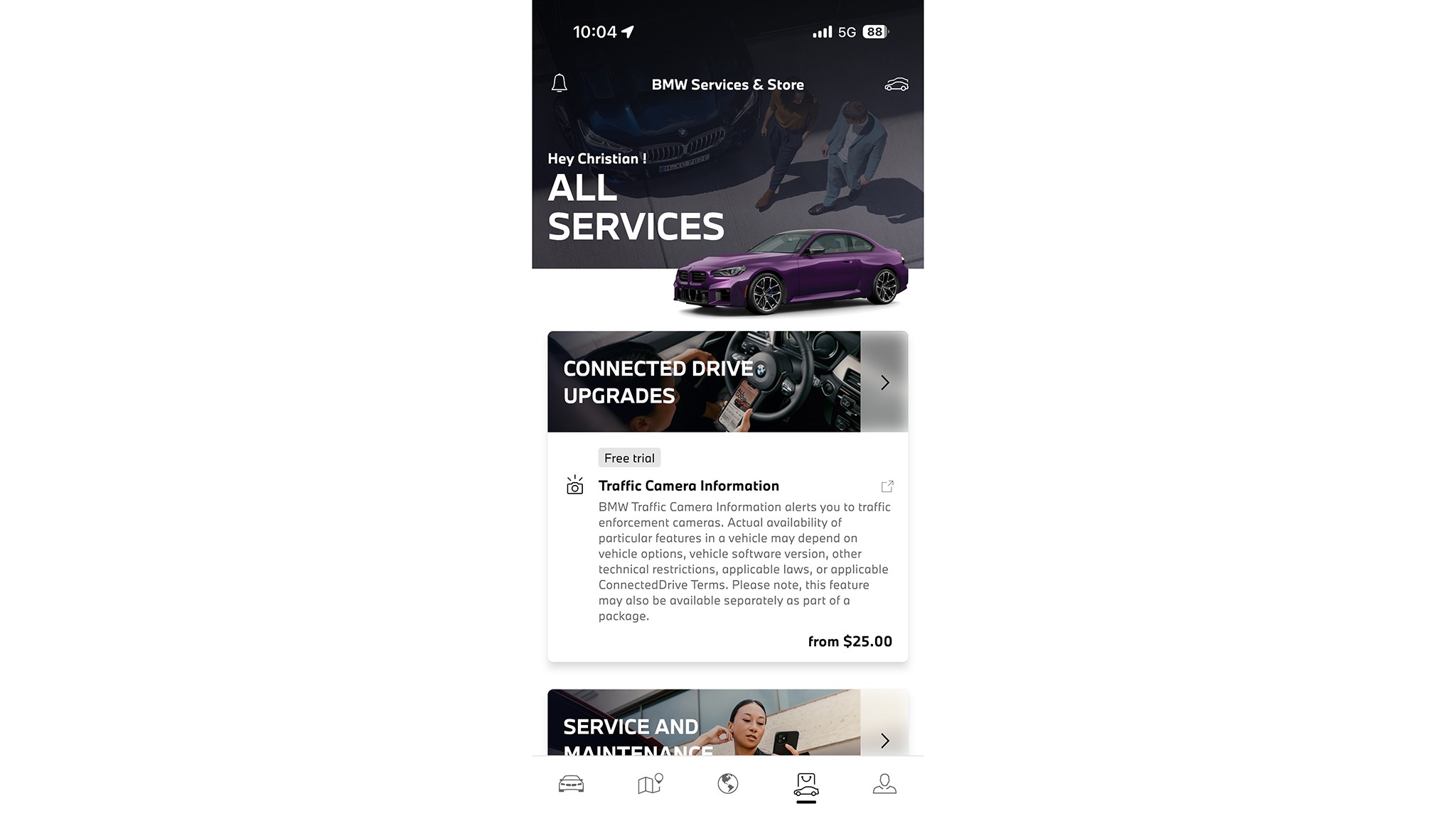 BMW M2 app subscription 1