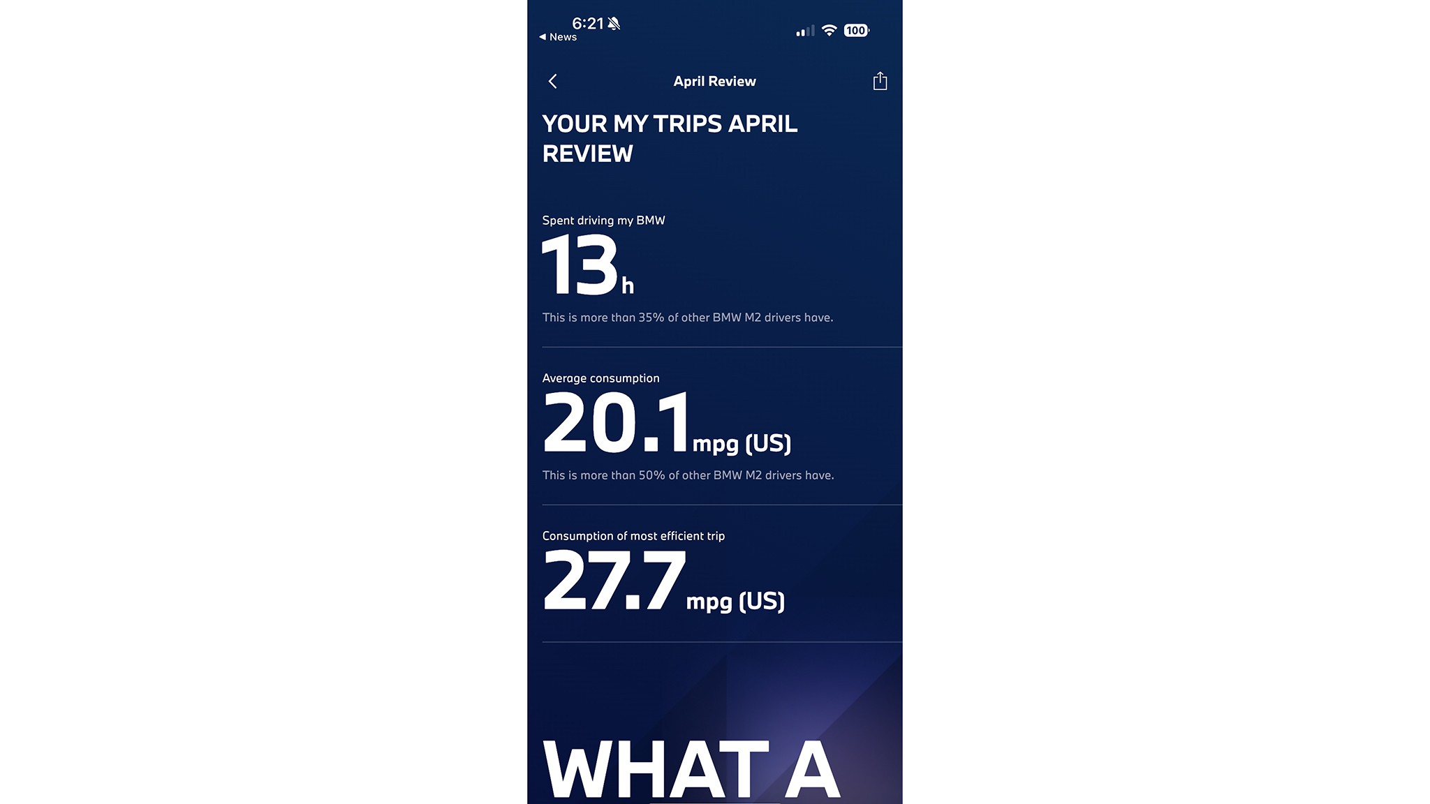 BMW M2 App monthly review 5