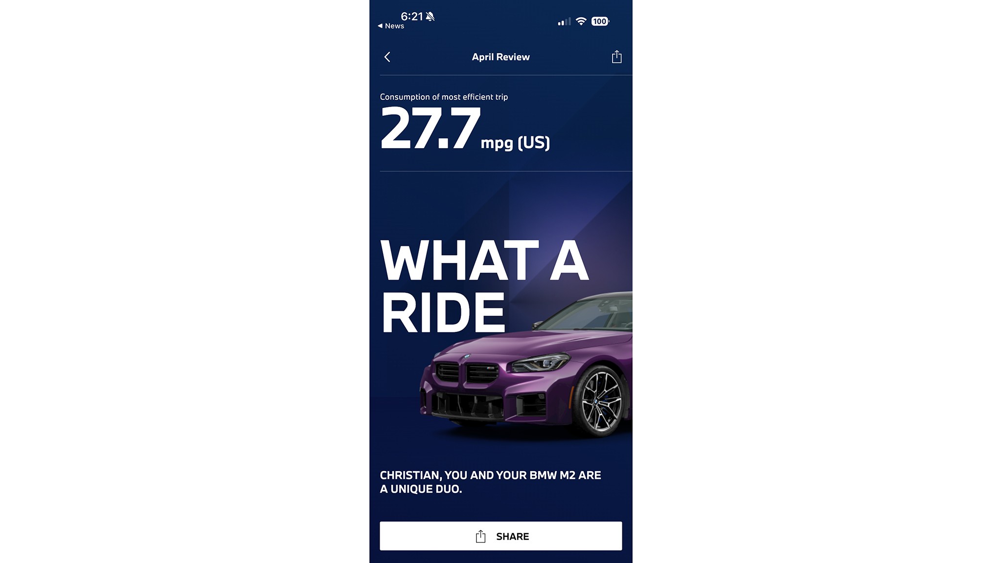 BMW M2 App monthly review 6