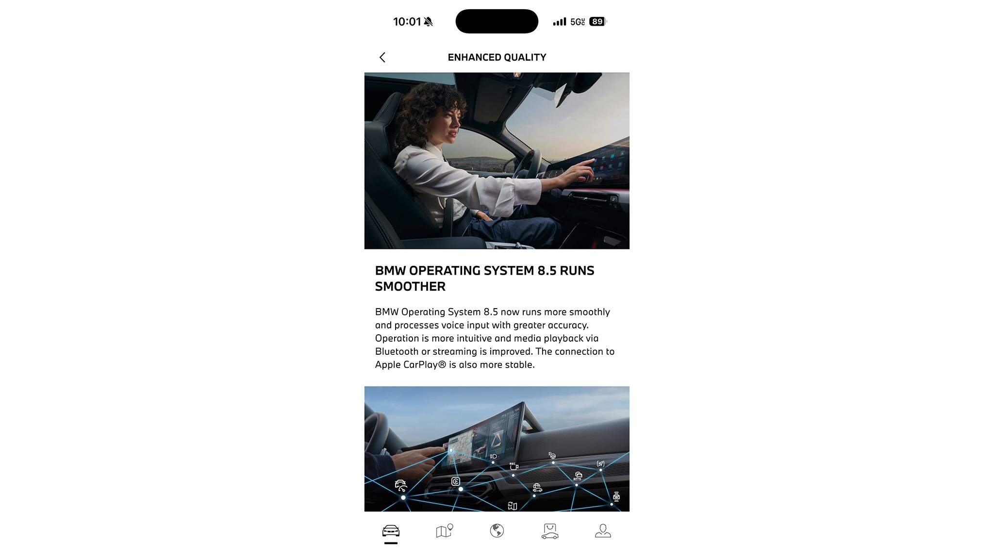 BMW M2 app OTA example