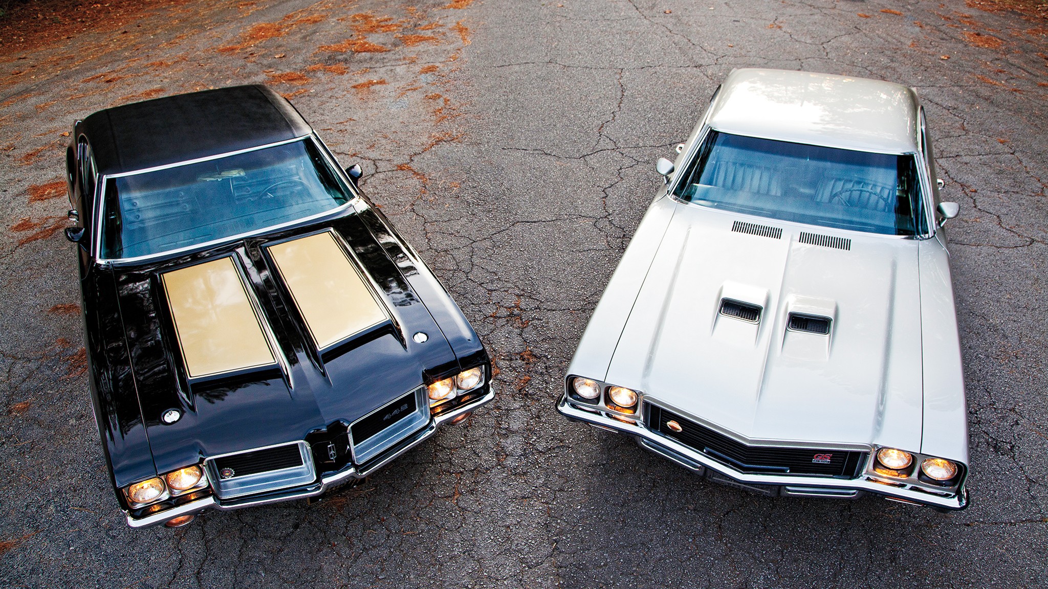 001 1971 oldsmobile 442 w30 vs 1972 buick gs 455