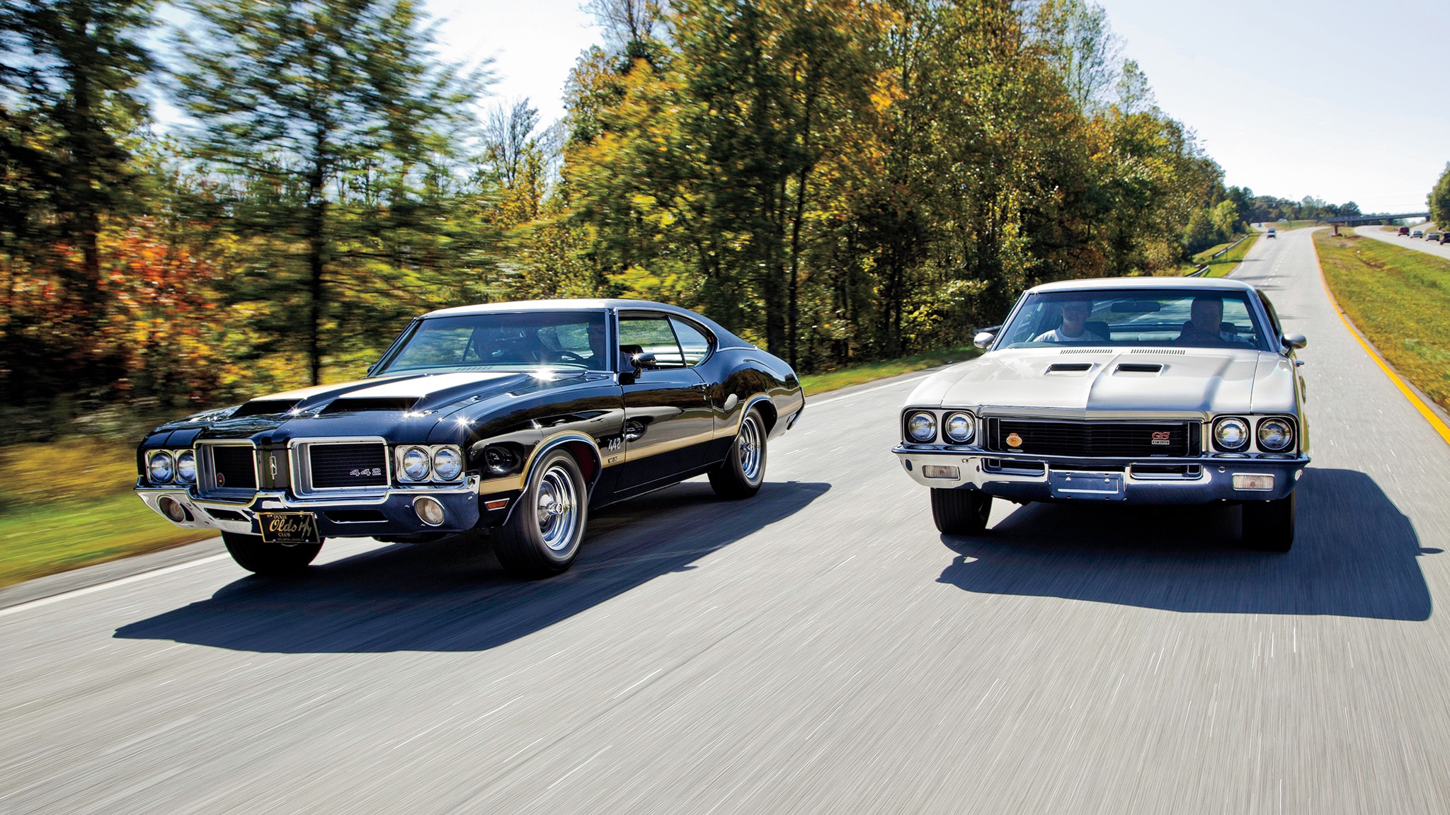 003 1971 oldsmobile 442 w30 vs 1972 buick gs 455
