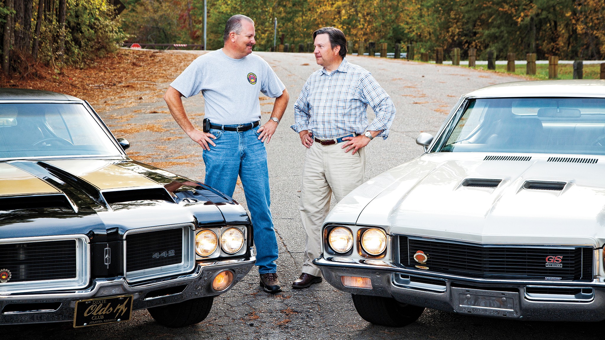 005 1971 oldsmobile 442 w30 vs 1972 buick gs 455