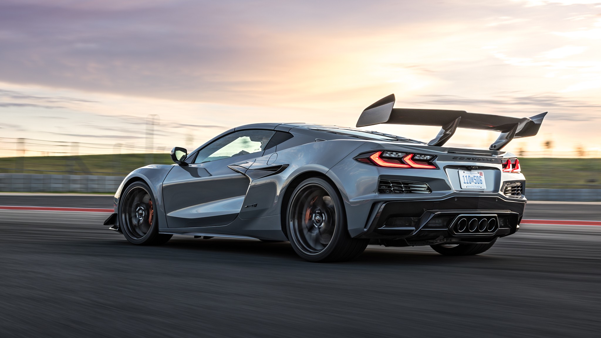 004 2026 Chevrolet Corvette ZR1 Rear Three Quarter Action