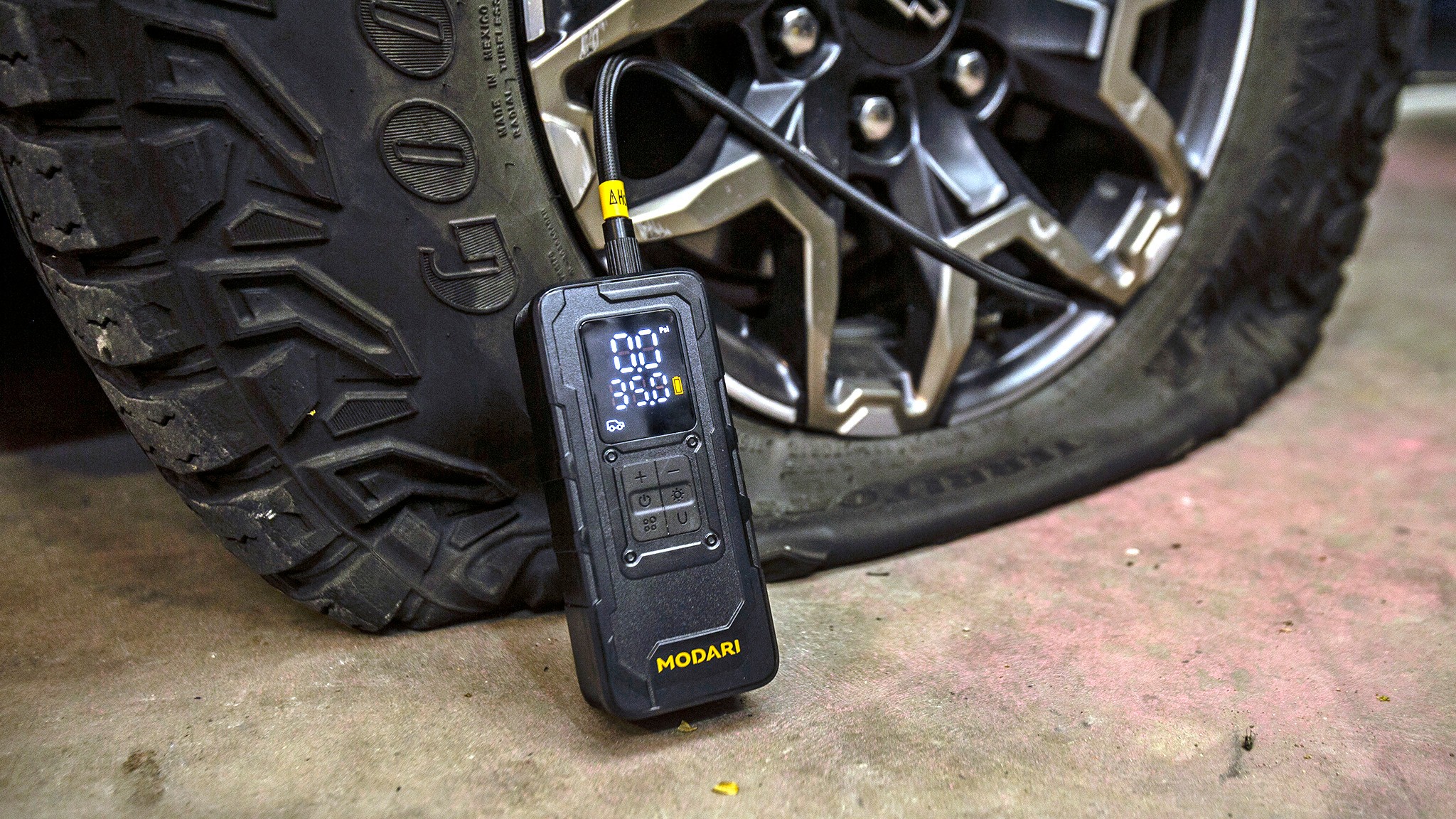 Modari portable tire inflator 3