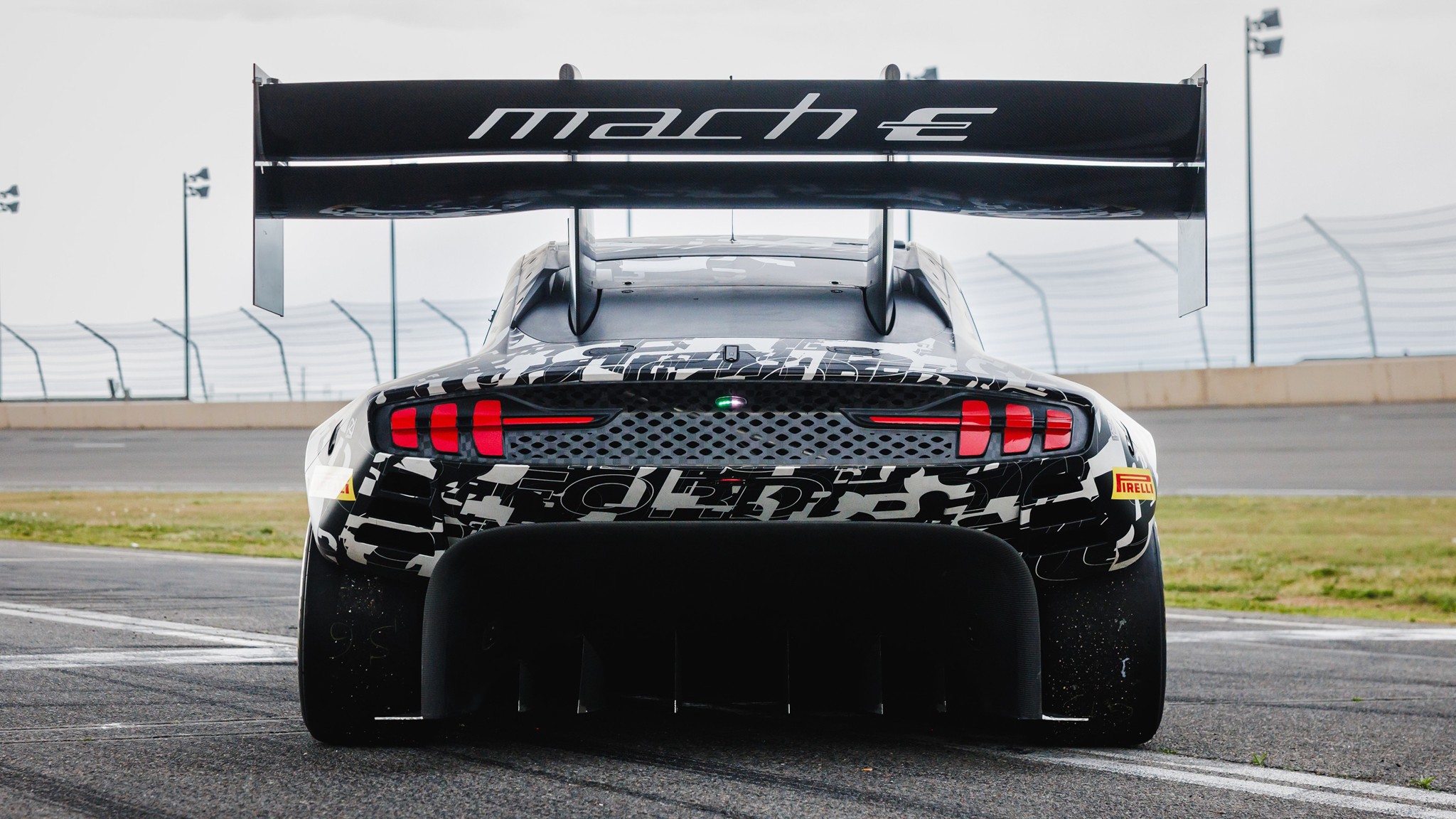 2025 Ford Super Mustang Mach E Pikes Peak International Hillclimb Racecar EV SUV 1