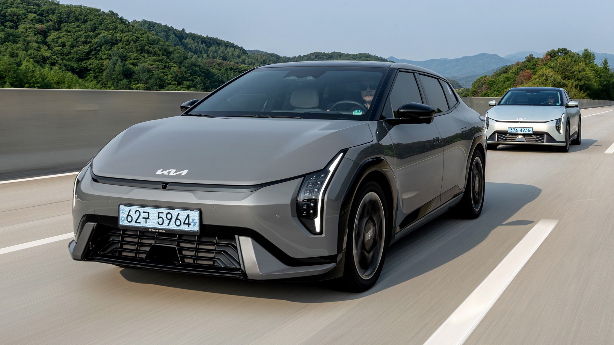 15 2026 Kia EV4 first drive group shot