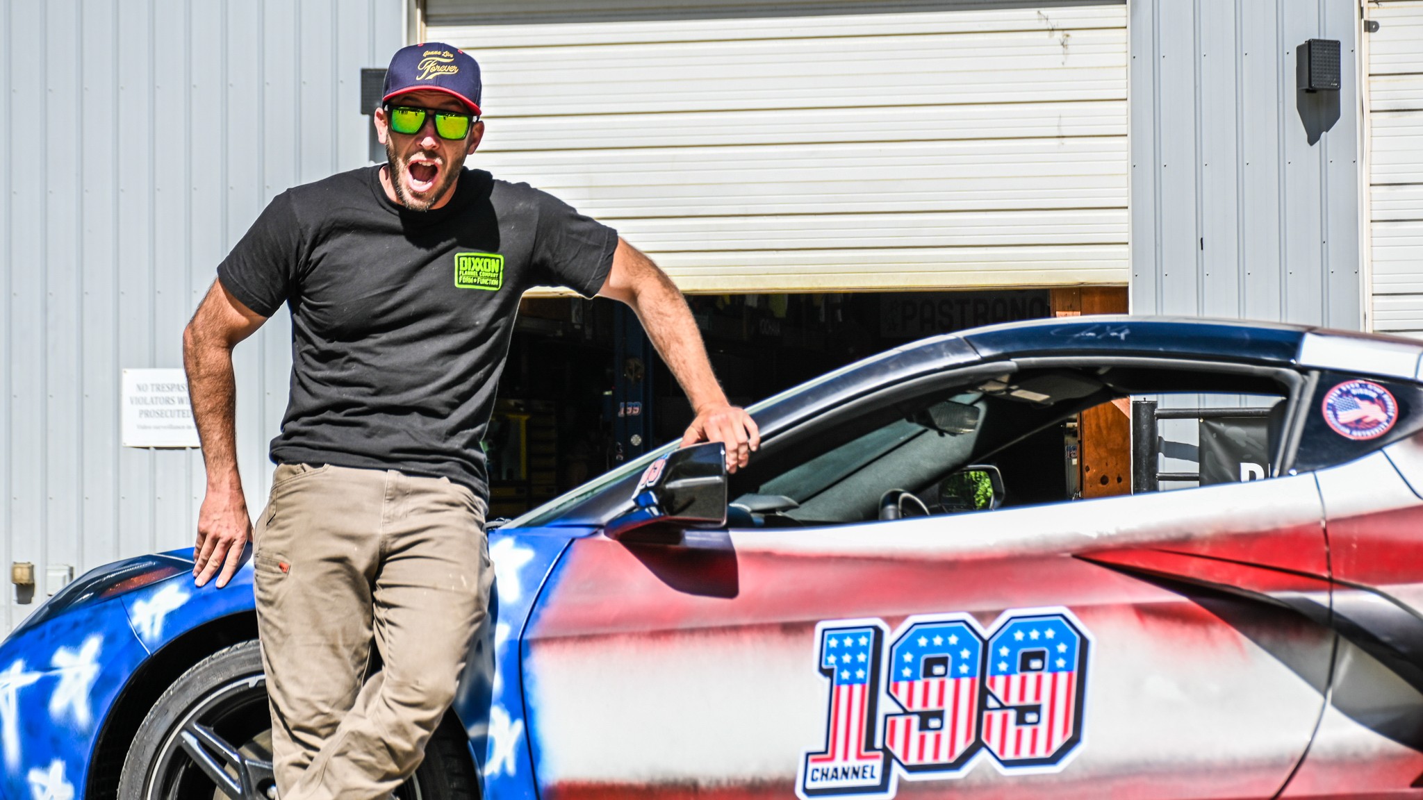 Chevrolet C8 Corvette Jump Jim York Travis Pastrana Stephen Victor Photos 1