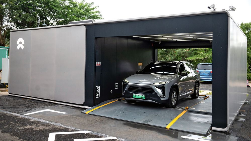 GettyImages Nio Power Swap Station