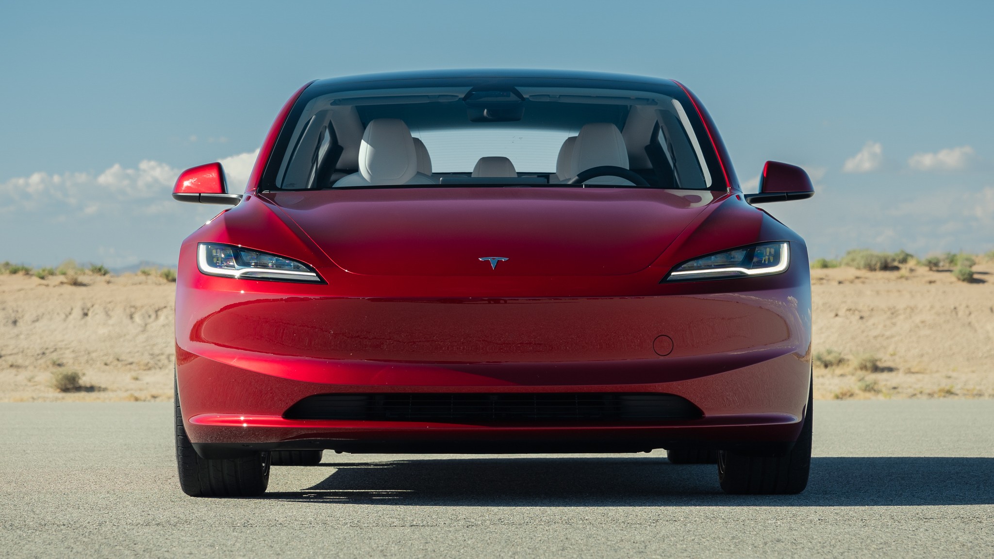 2 2026 Tesla Model 3 AWD long range front view