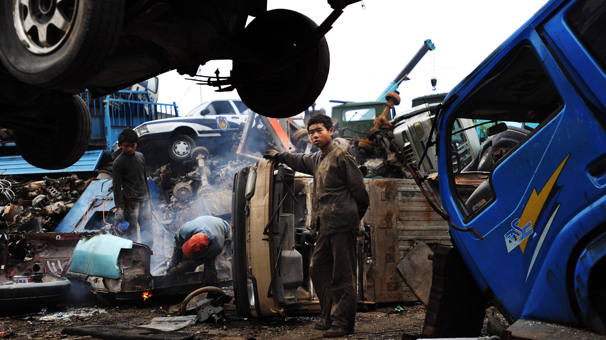 GettyImages Chinese Auto Wrecking Yard