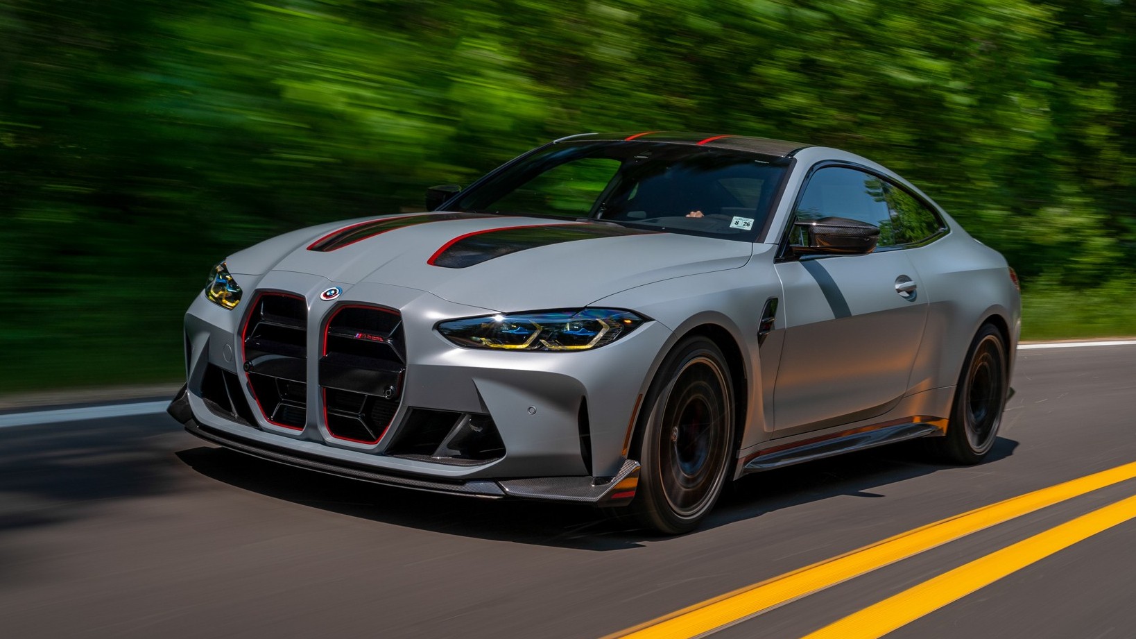 001 2023 BMW M4 CSL in action