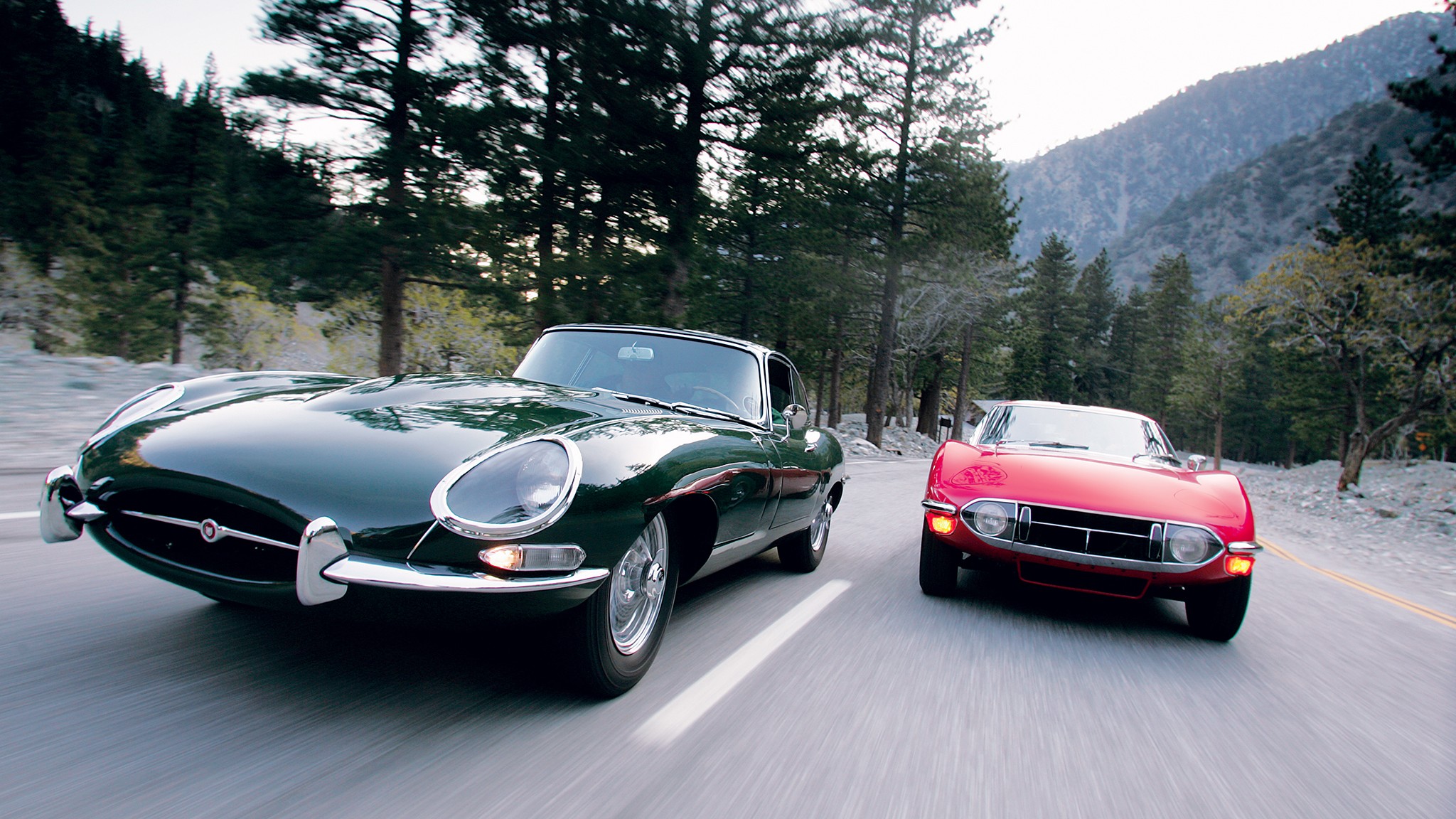 001 1969 toyota 2000 gt vs 1965 jaguar e type