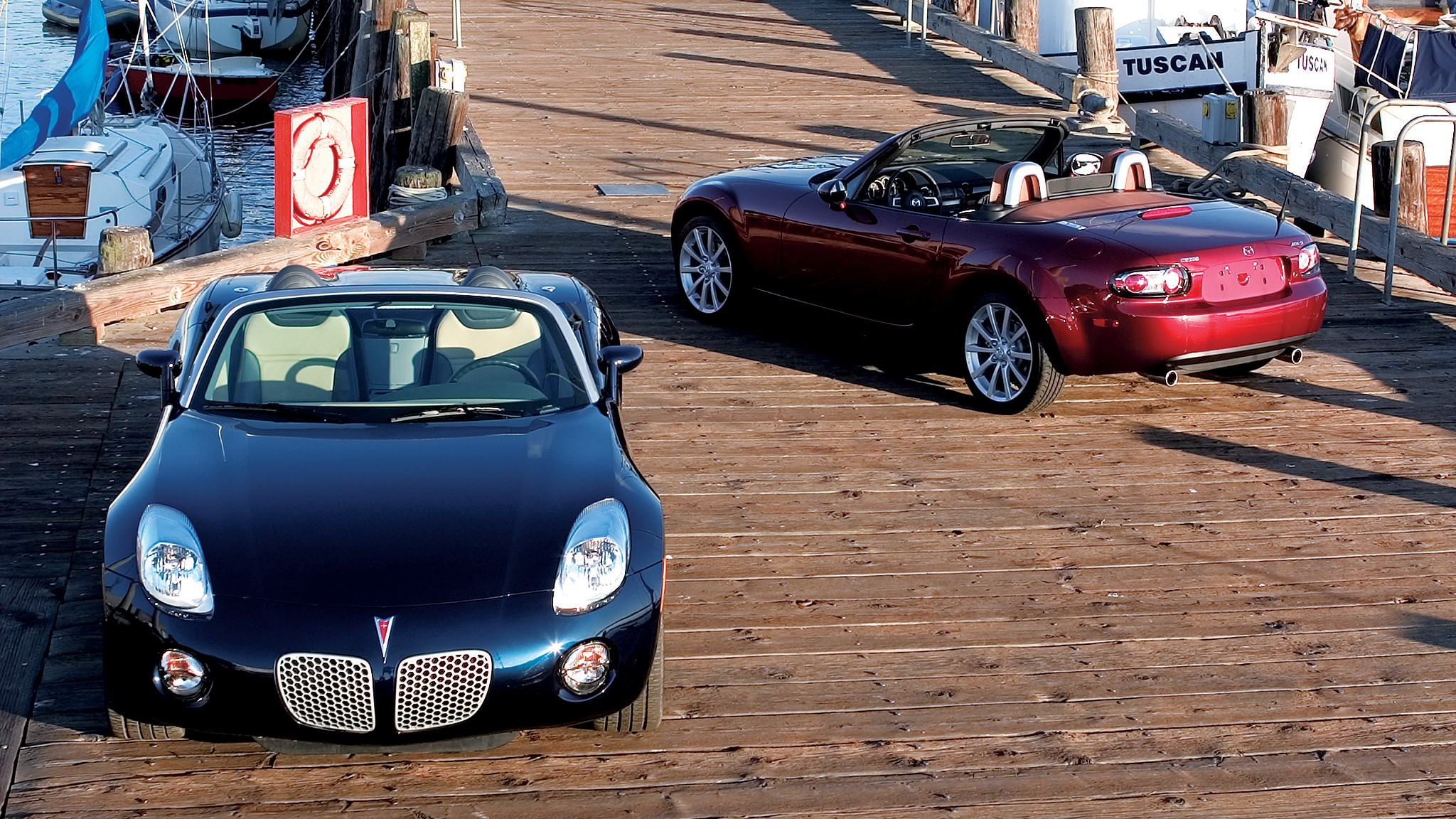 001 2006 mazda miata mx 5 vs pontiac solstice