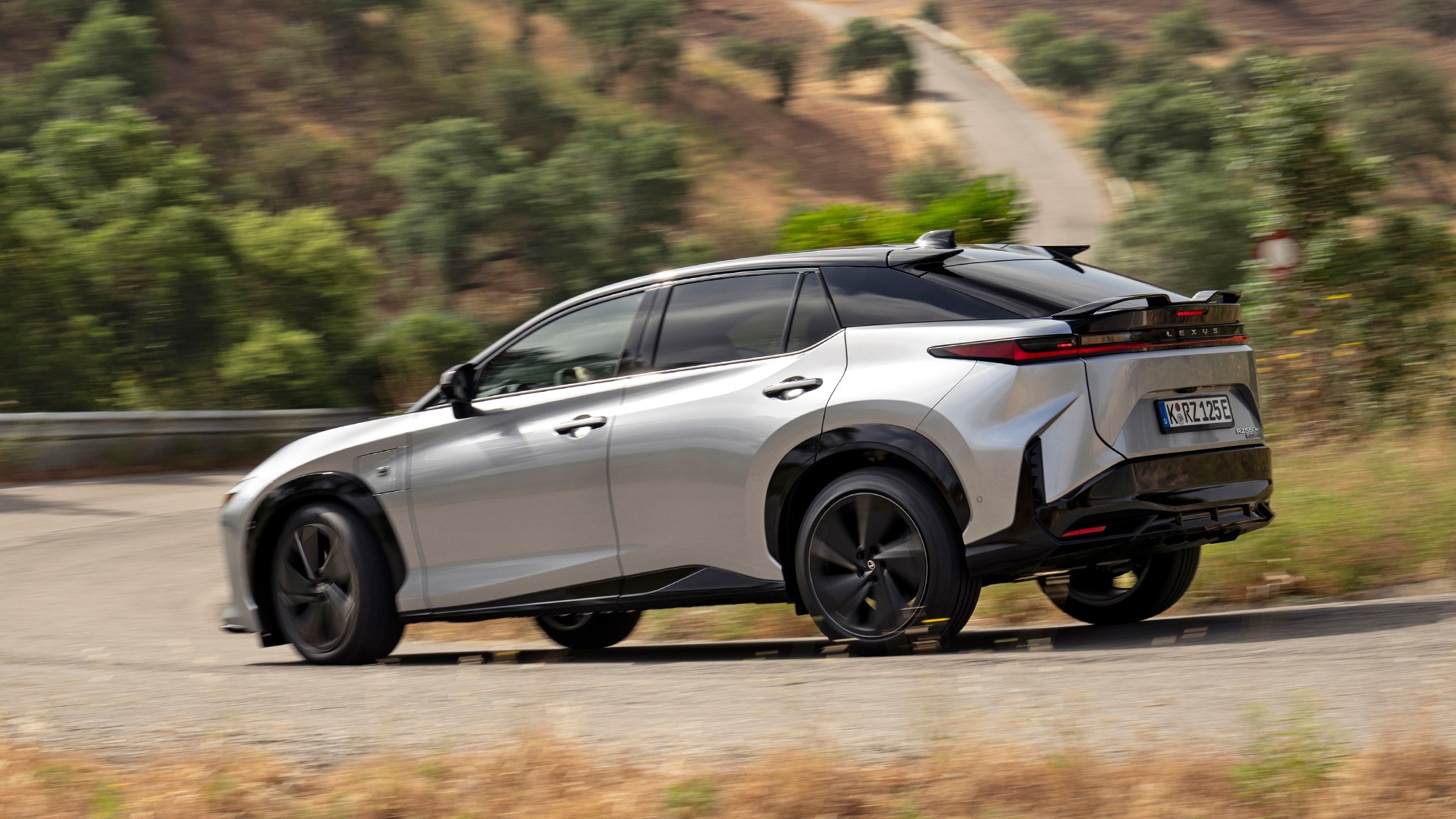 2026 Lexus RZ 550e F Sport euro spec Sonic Platinum 029