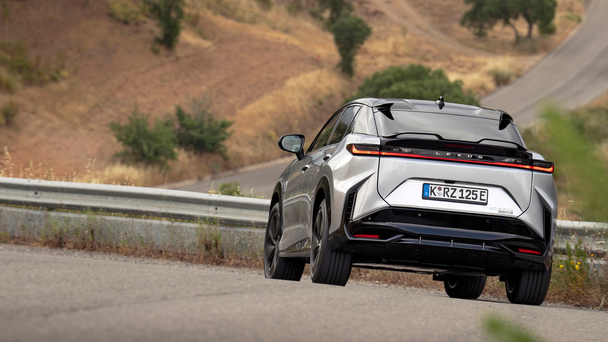 2026 Lexus RZ 550e F Sport euro spec Sonic Platinum 030