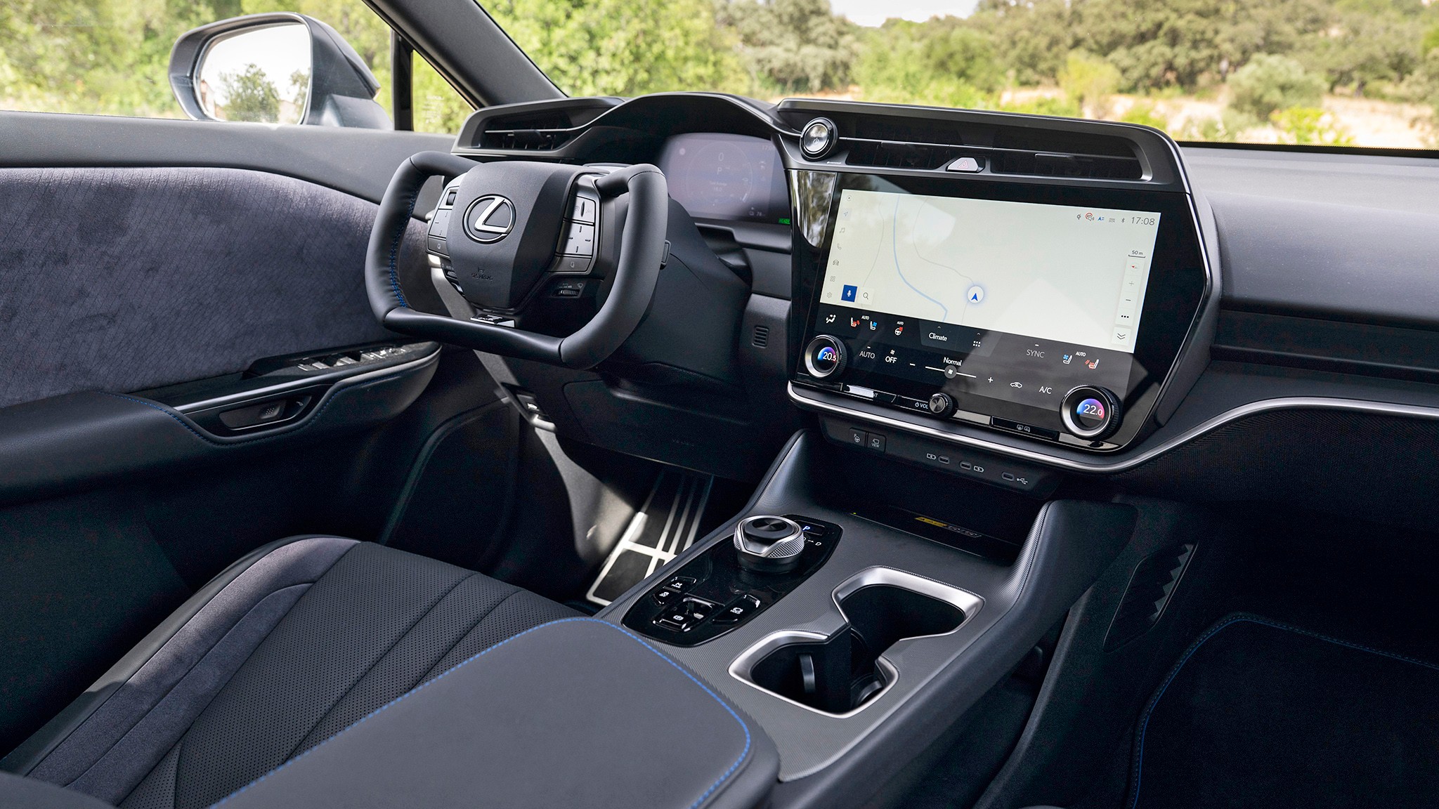 2026 Lexus RZ 550e F Sport euro spec Sonic Platinum 061