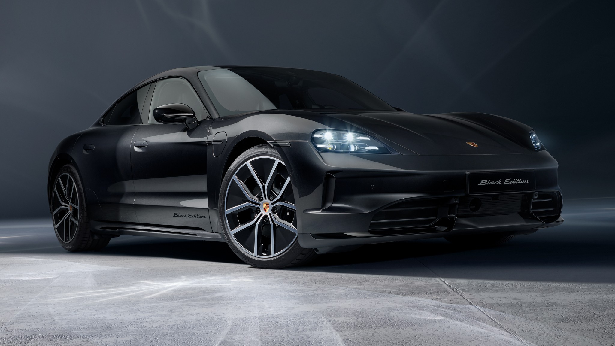 2026 Porsche Taycan Black Edition Electric EV Sports Car Sedan 1