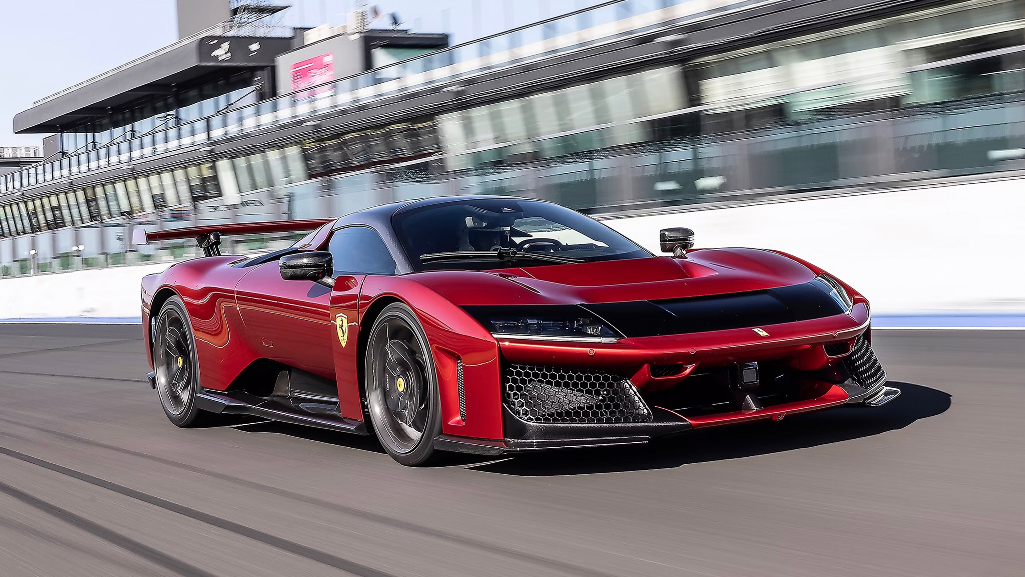 8 2026 Ferrari F80 race track