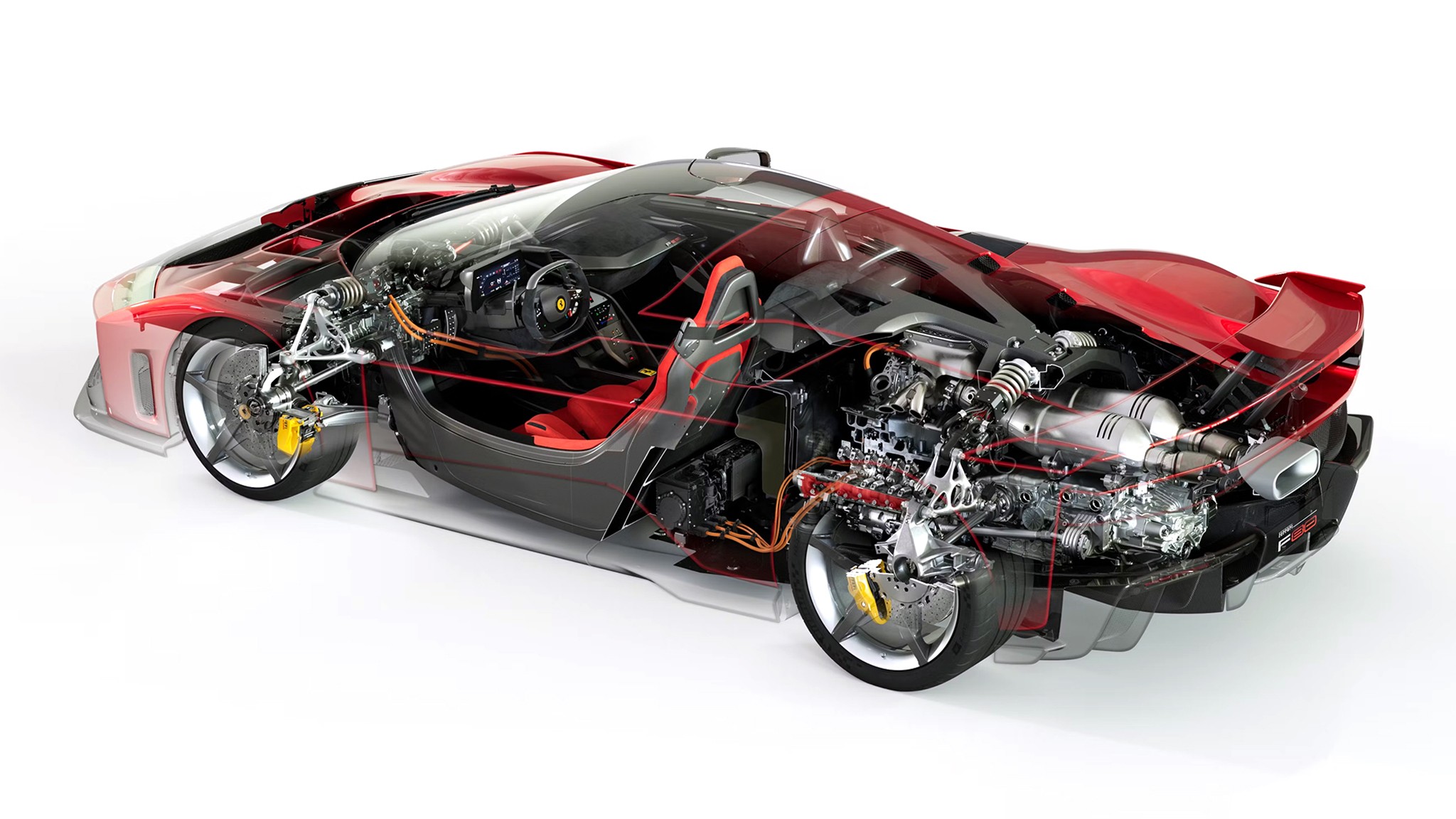 00 2026 Ferrari F80 cutaway