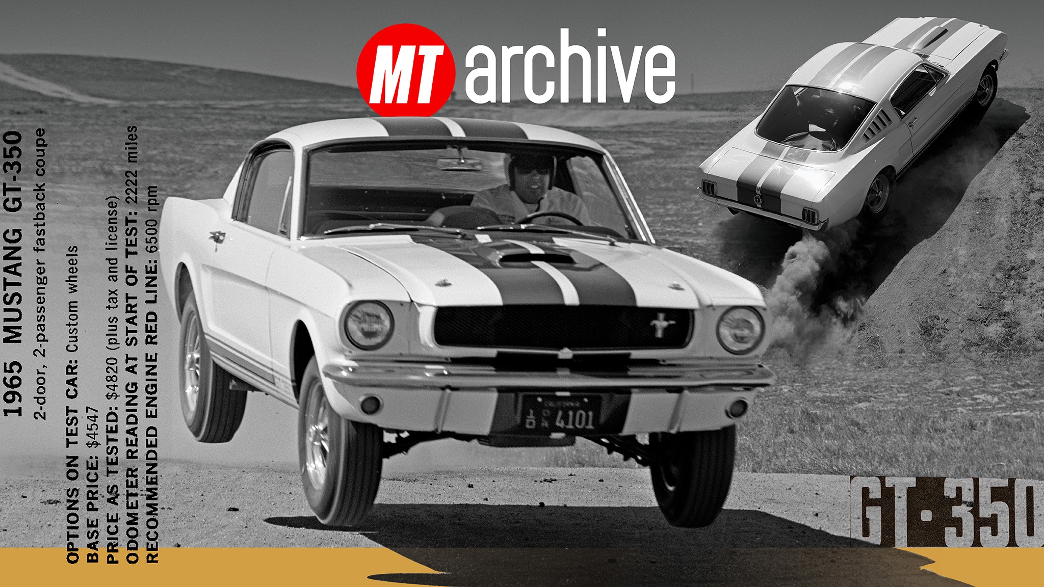 LEAD MT Archive  1965 Ford Mustang GT350