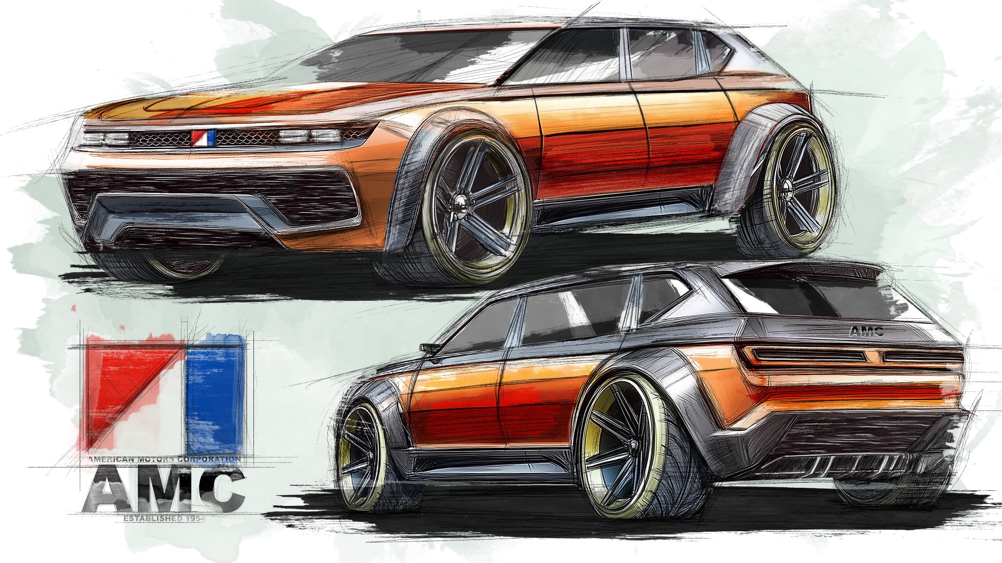 000 amc 80s modern design concept motortrend ryan lugo
