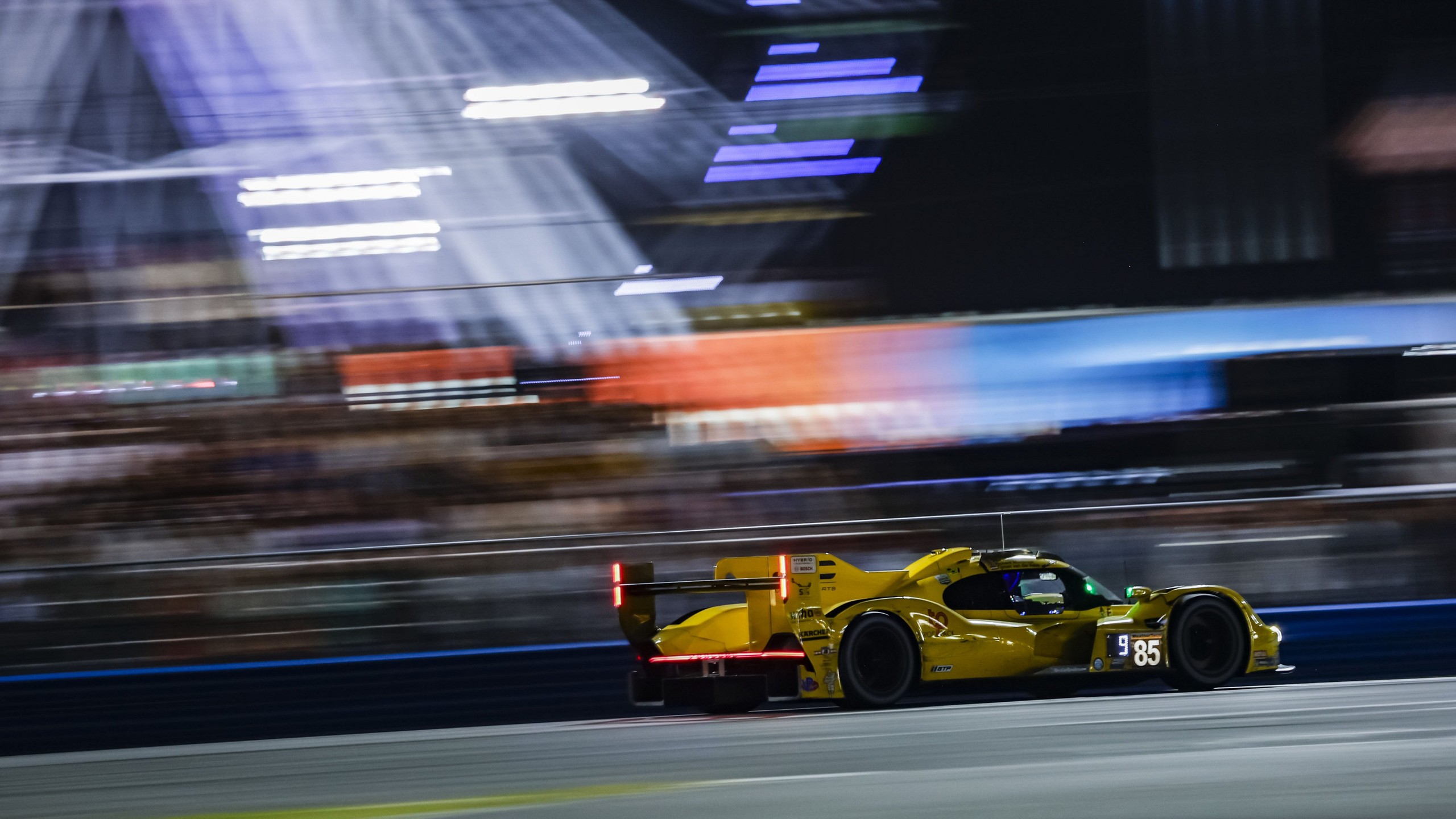 Porsche 963 Yellow Rear