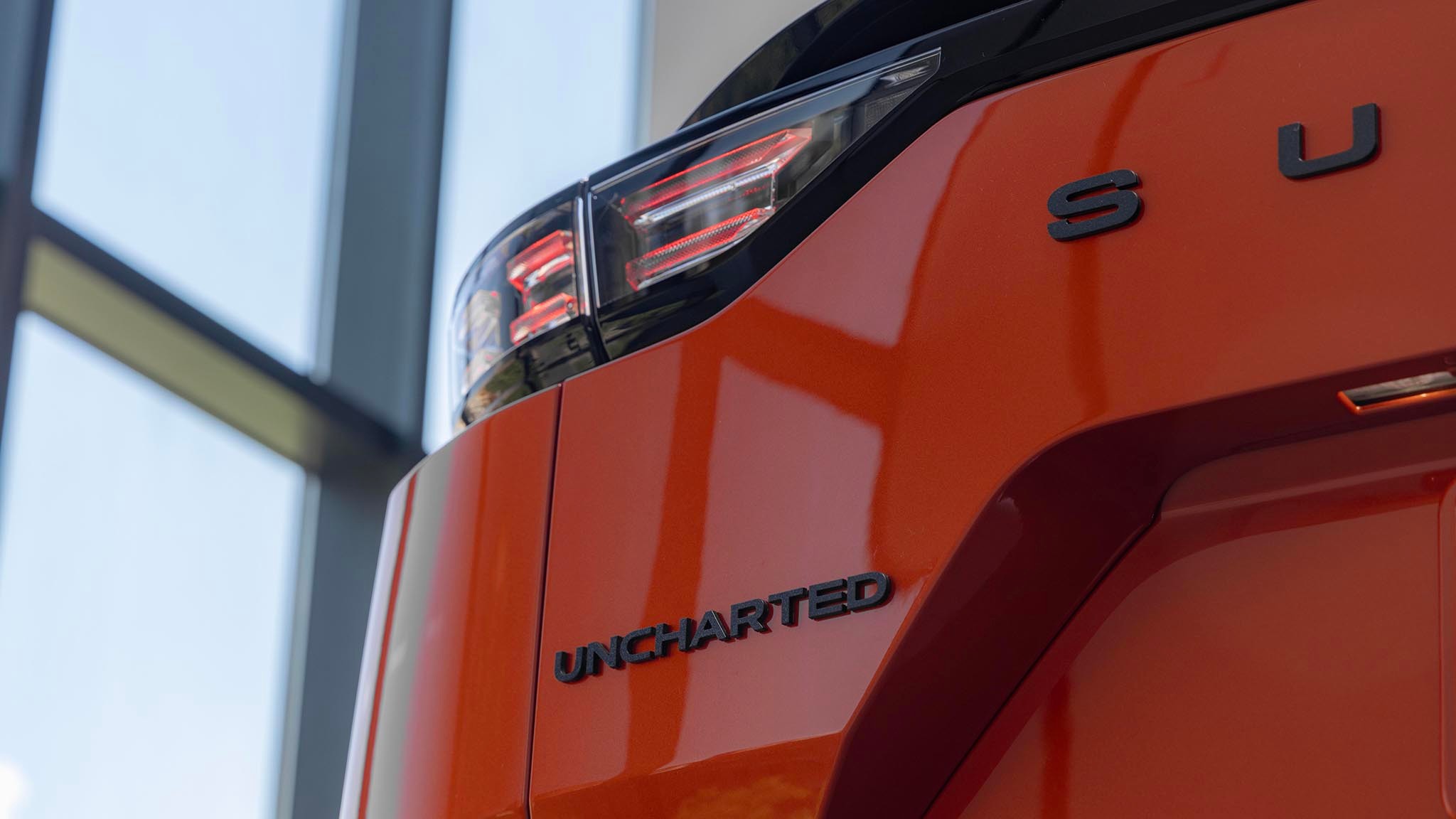 2025 Subaru Uncharted name badge on liftgate