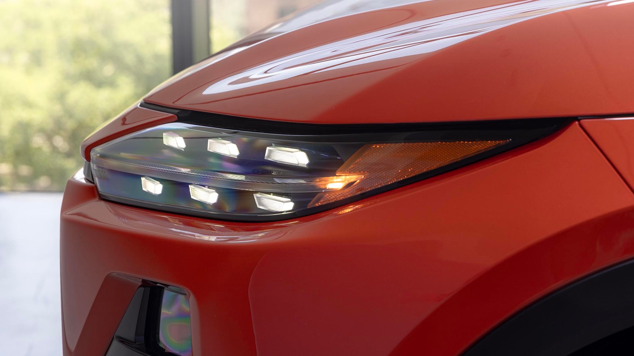 2025 Subaru Uncharted side close up of headlamp unit