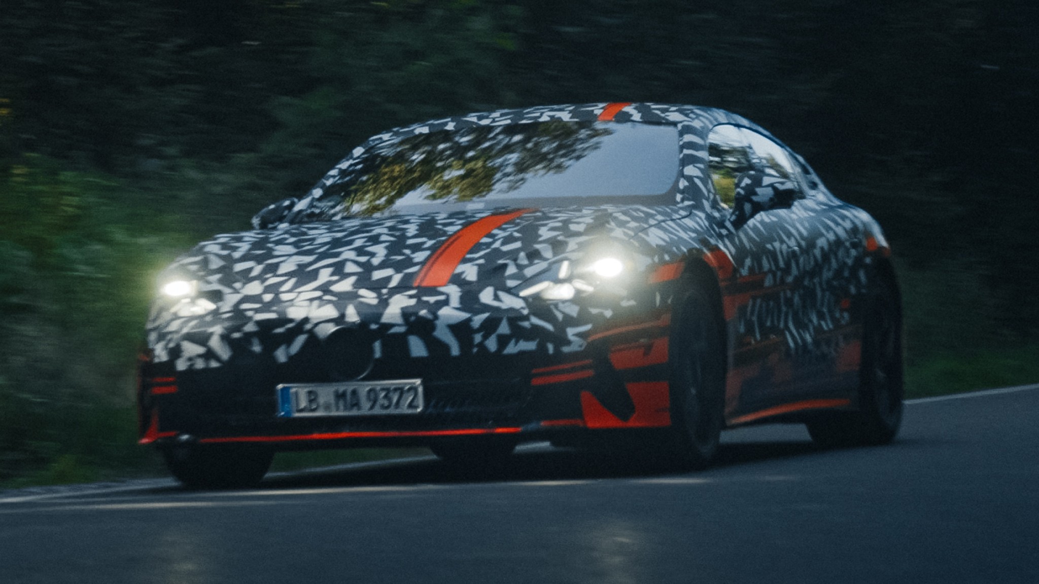 Mercedes AMG EA GT 4 Door prototype EV 12