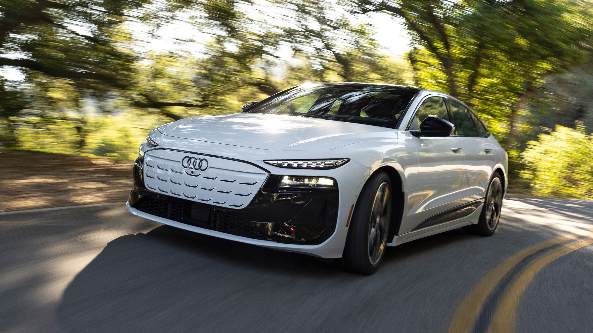 2025 audi s6 e glacier white 2