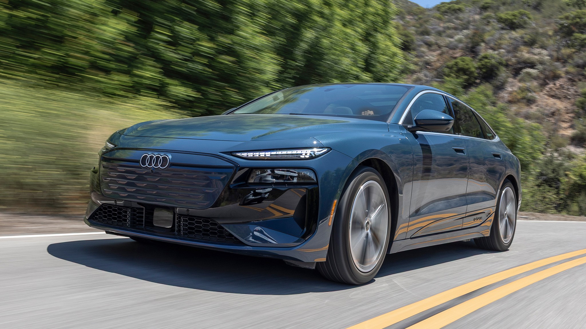 2025 audi a6 e tron plasma blue 8