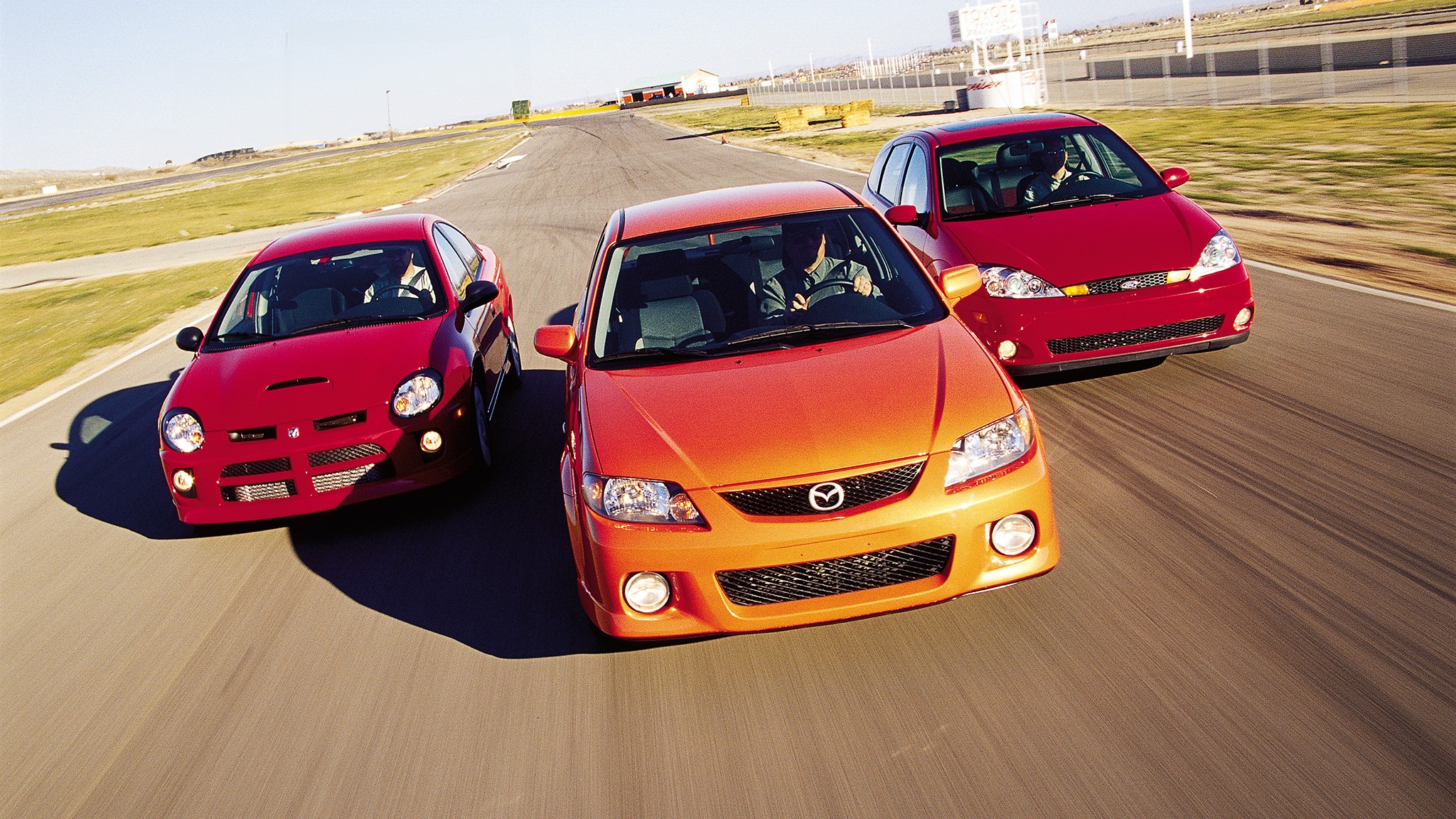 001 2003 dodge srt 4 vs ford svt vs mazdaspeed protege