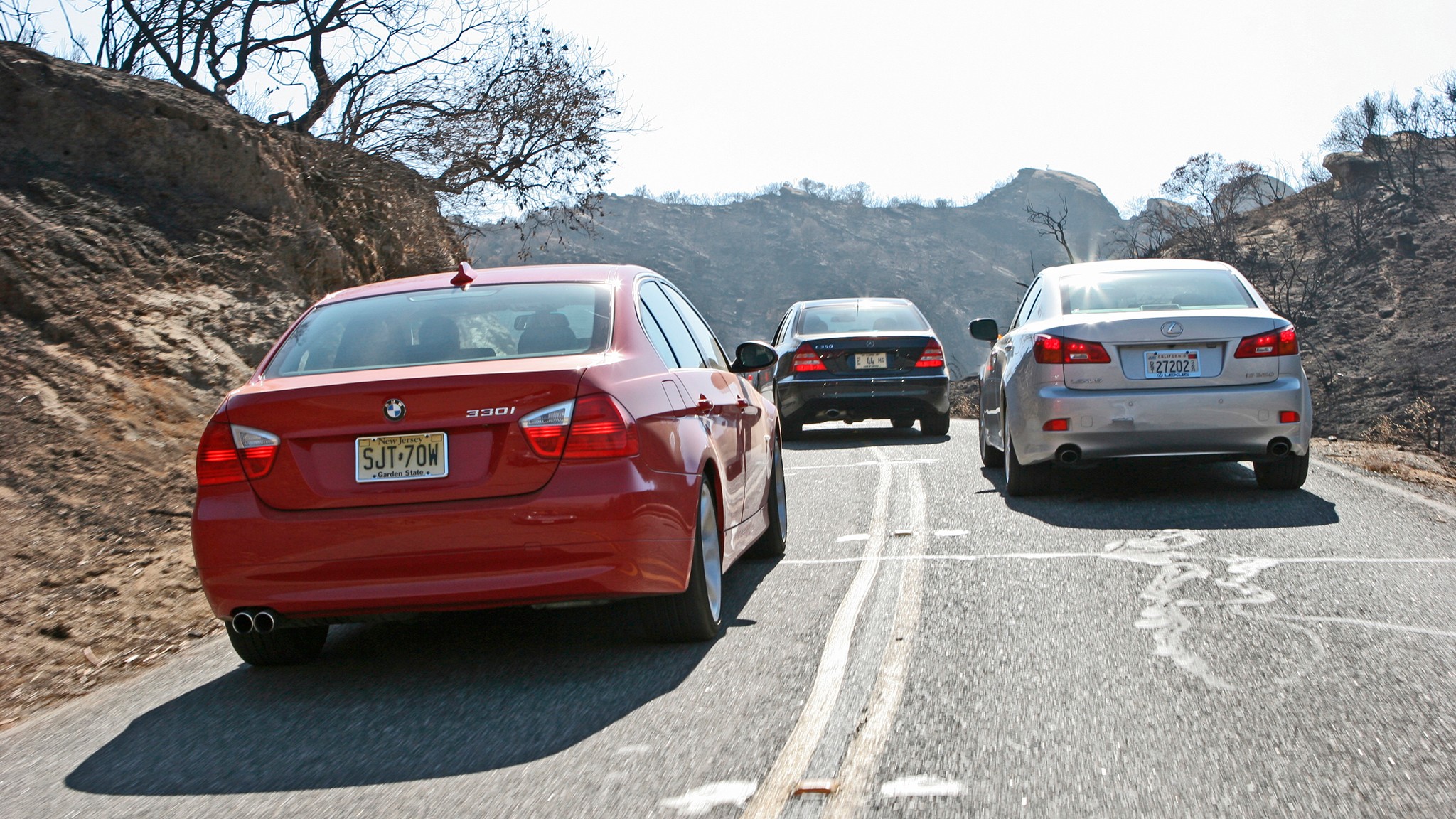 020 2006 bmw 330i vs lexus is 350 vs mercedes benz c350 sport