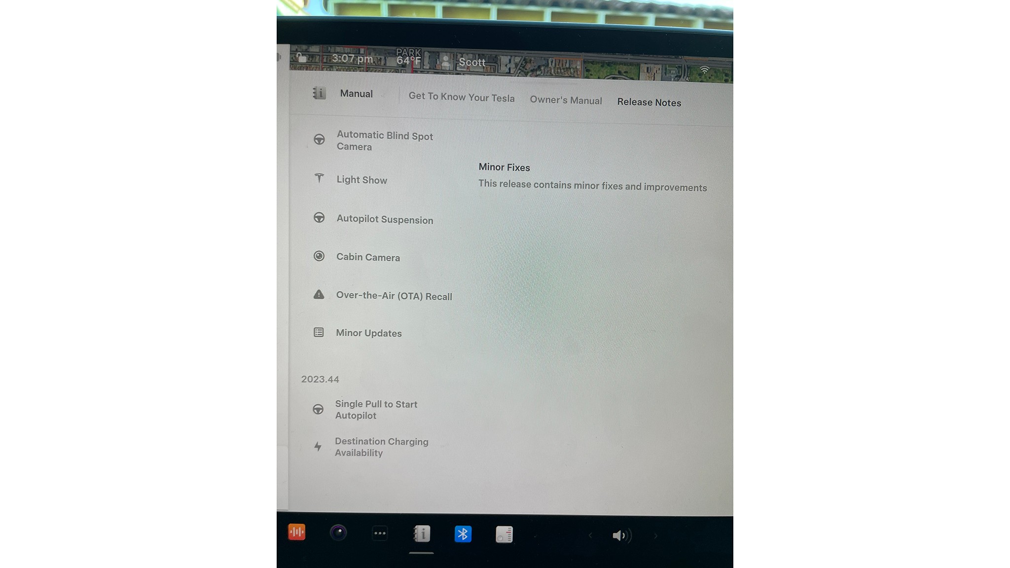 Recall Notice In Software Version Notes