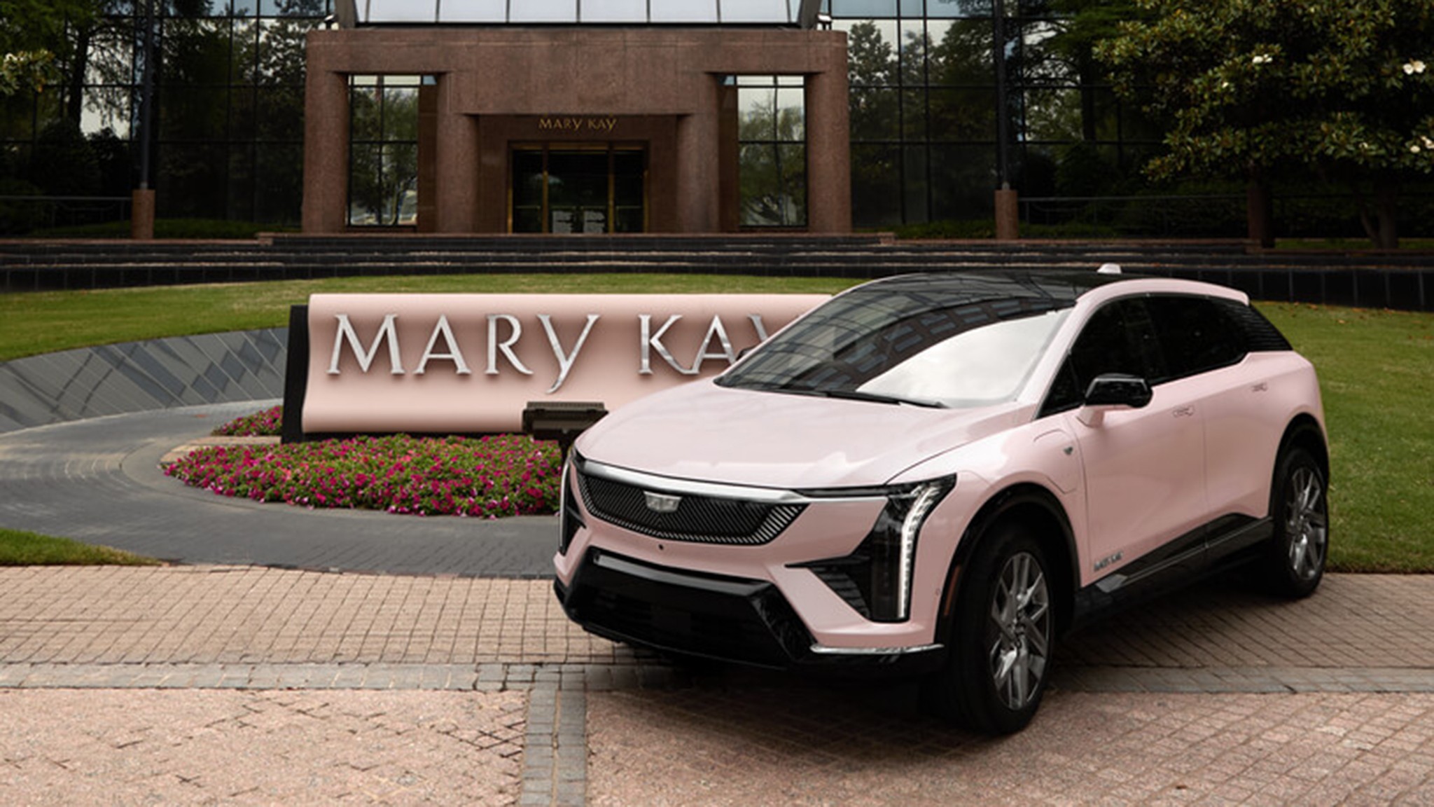 Mary Kay Pink Cadillac Optiq EV 1