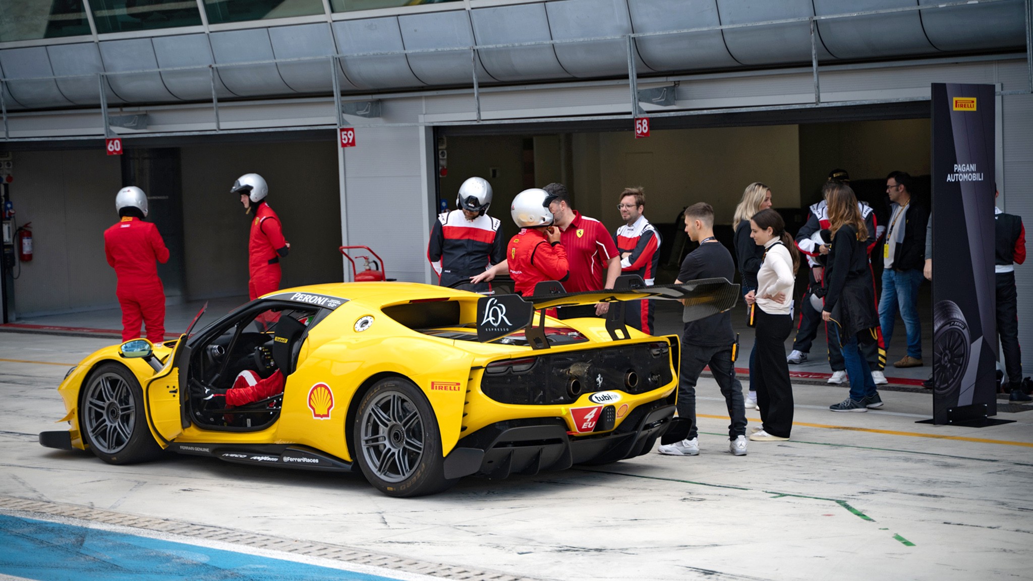 Monza Circuit   Pit Lane Pirelli 28