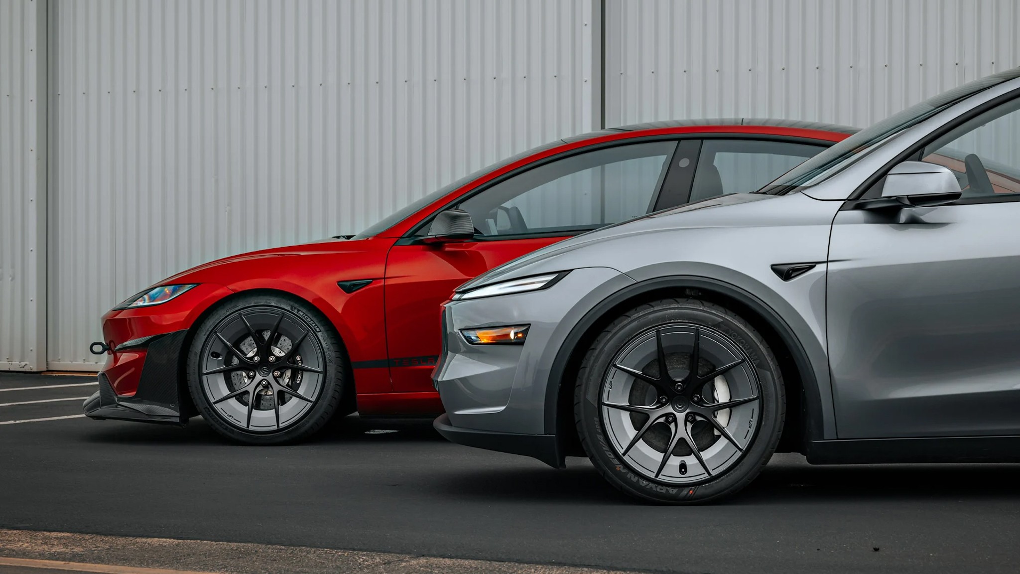 Unplugged Performance Road Warrior Forged Aluminum Wheel Tesla Model 3 Y EV SUV Sedan 8