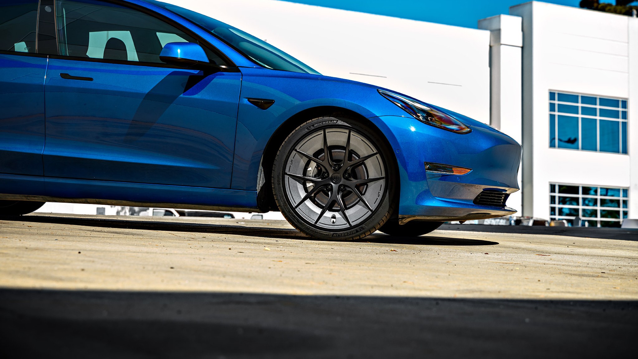 Unplugged Performance Road Warrior Forged Aluminum Wheel Tesla Model 3 Y EV SUV Sedan 22