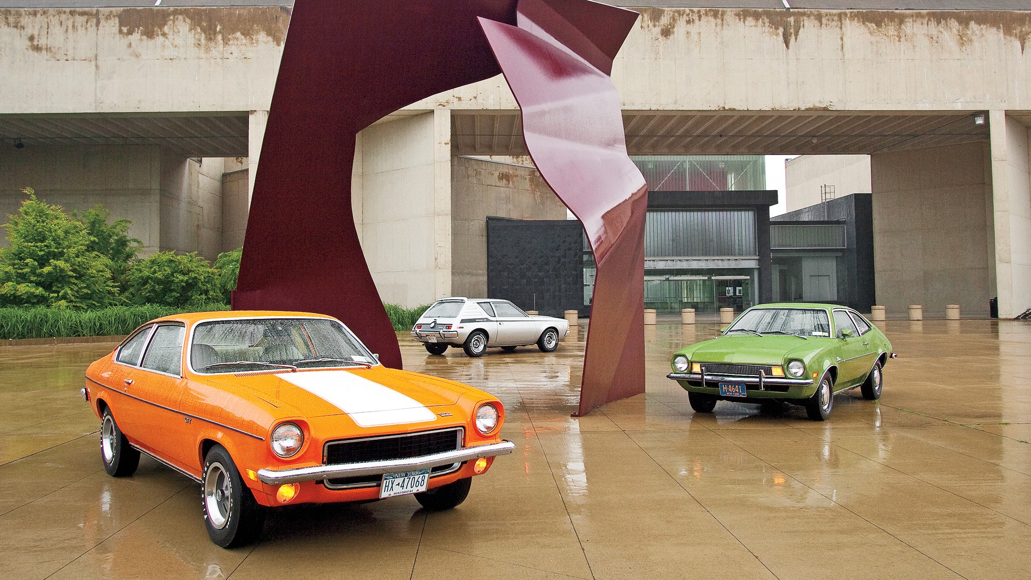 001 1971 amc gremlin x 1973 chevrolet vega gt 1972 ford pinto