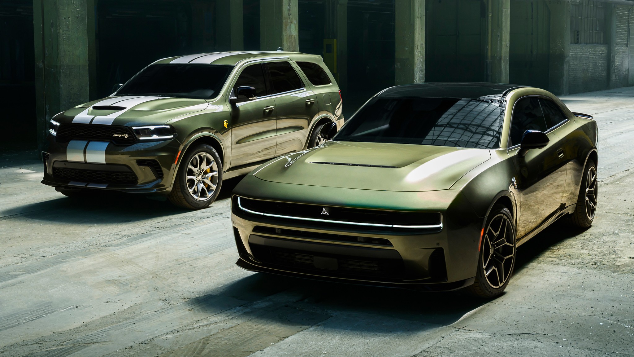 2026 dodge durango srt hellcat jailbreak with charger daytona front