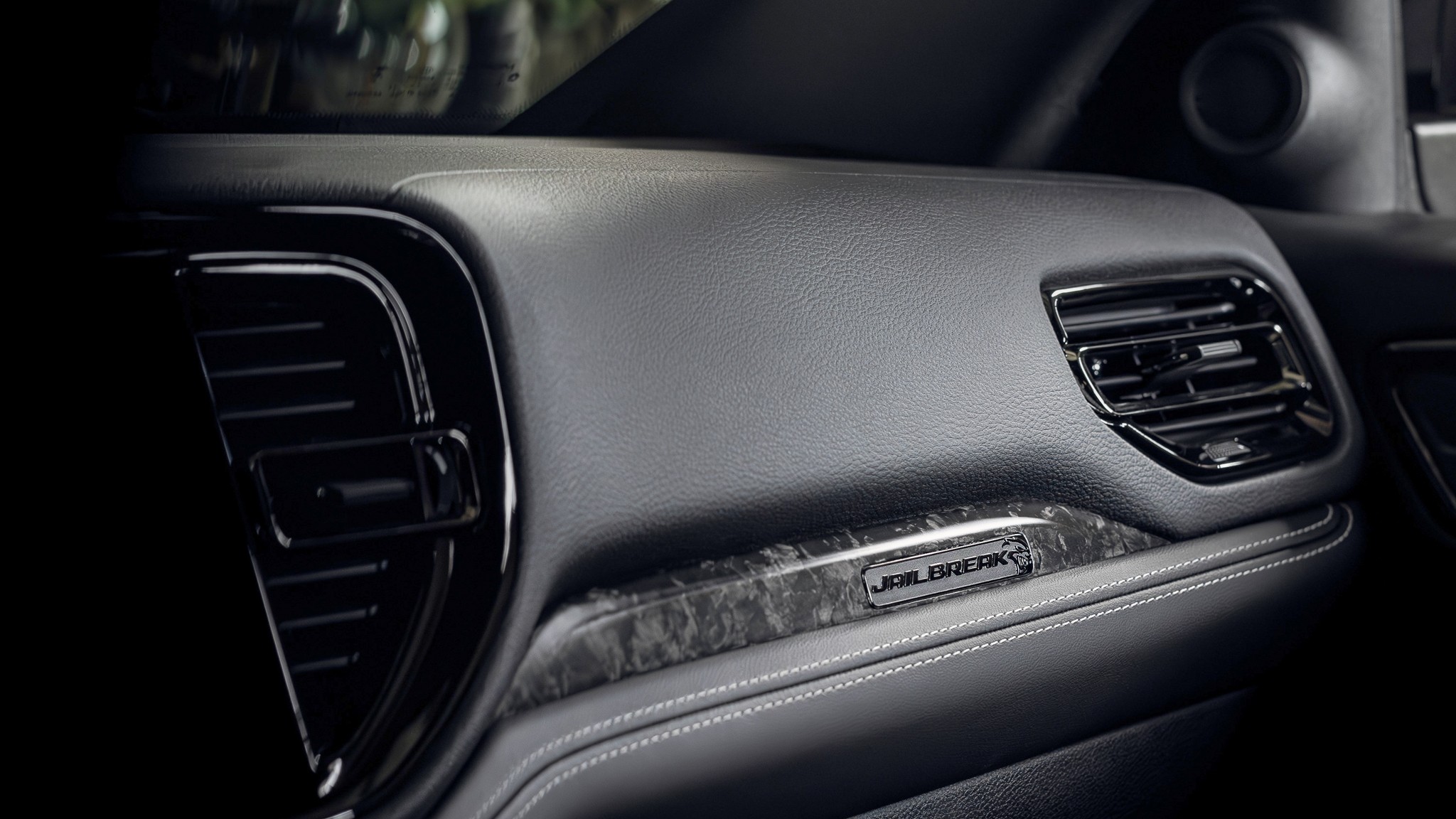 2026 dodge durango srt hellcat jailbreak dash plaque