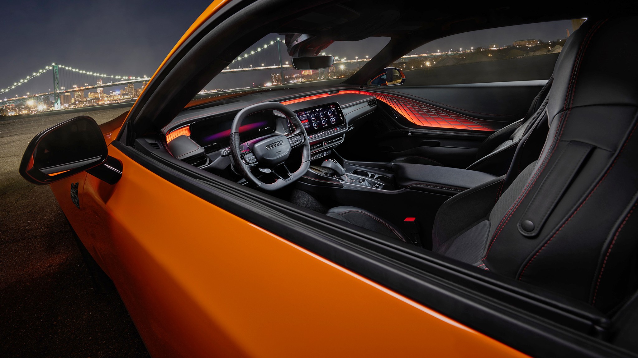 33 2026 Dodge Charger orange interior